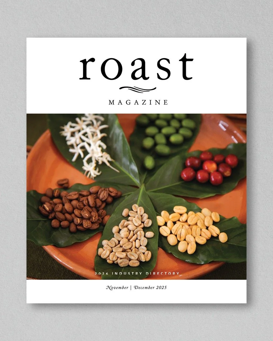 The November/December 2025 issue of Roast Magazine is here!
Issue 132 features our annual Industry Directory, your go-to resource for connecting with coffee professionals and suppliers for the roasting industry.
We also celebrate this year’s