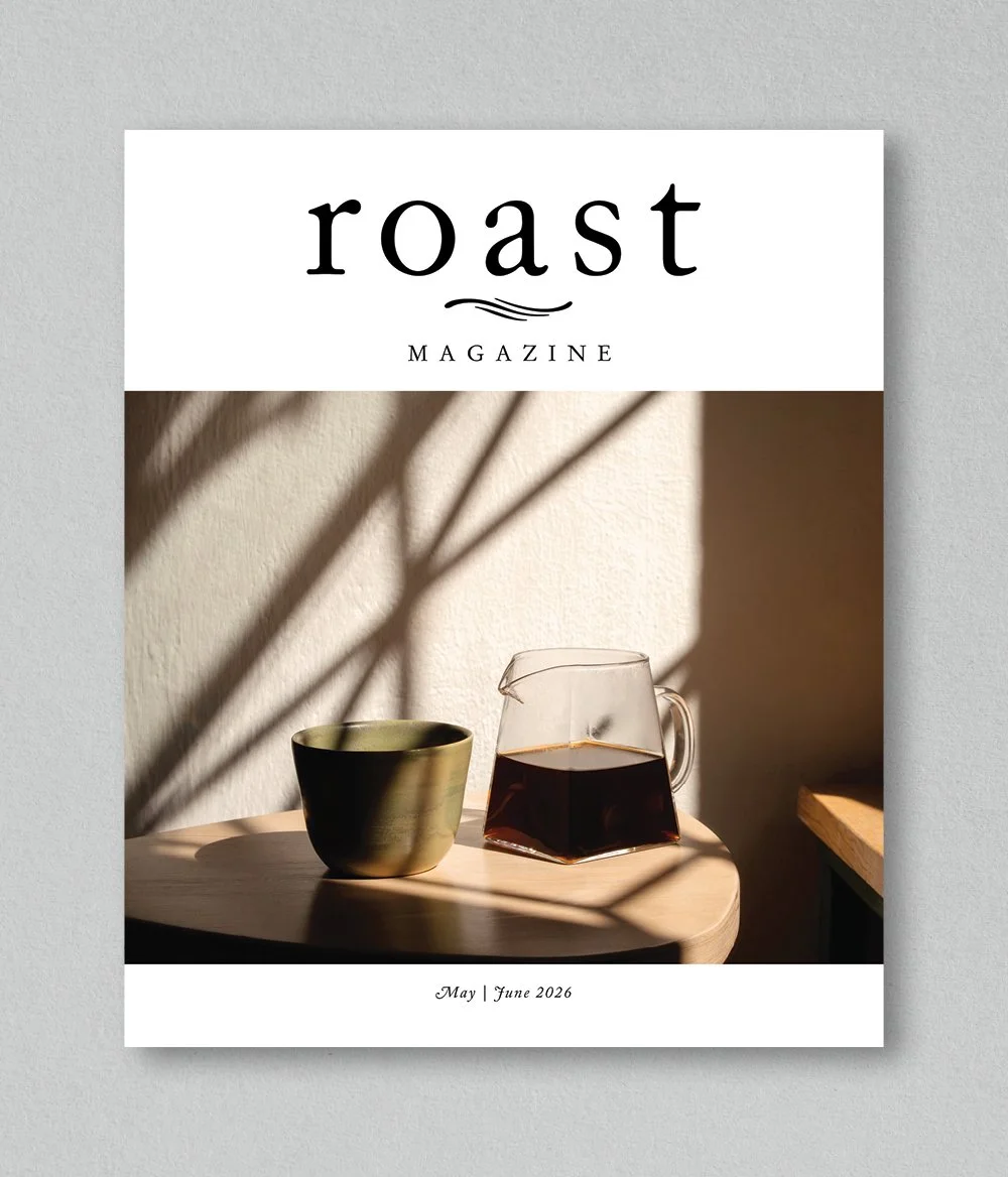 The May/June 2026 issue is now shipping to subscribers worldwide!

Issue 135 looks at the evolving challenges and innovations shaping the future of coffee, from farmer ownership models and climate pressures to advances in roasting science and green c