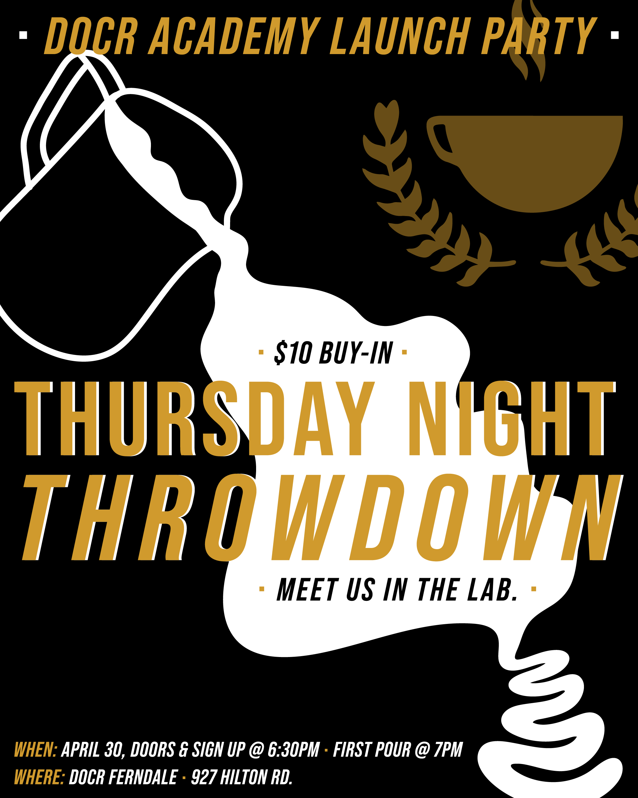 Thursday Night Throwdown - Dessert Oasis Coffee Roasters