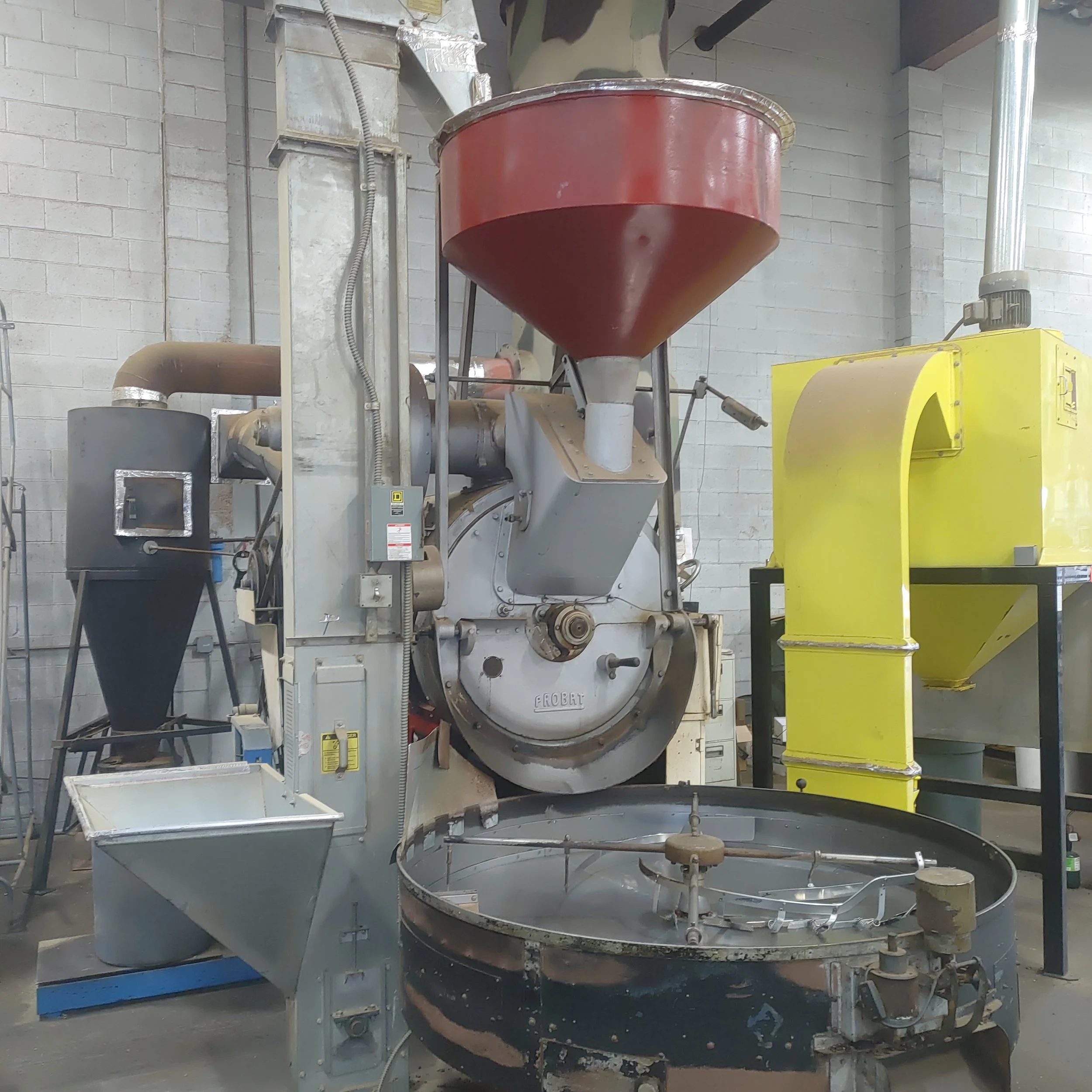 90 kilo Probat roaster (circa 1963) package