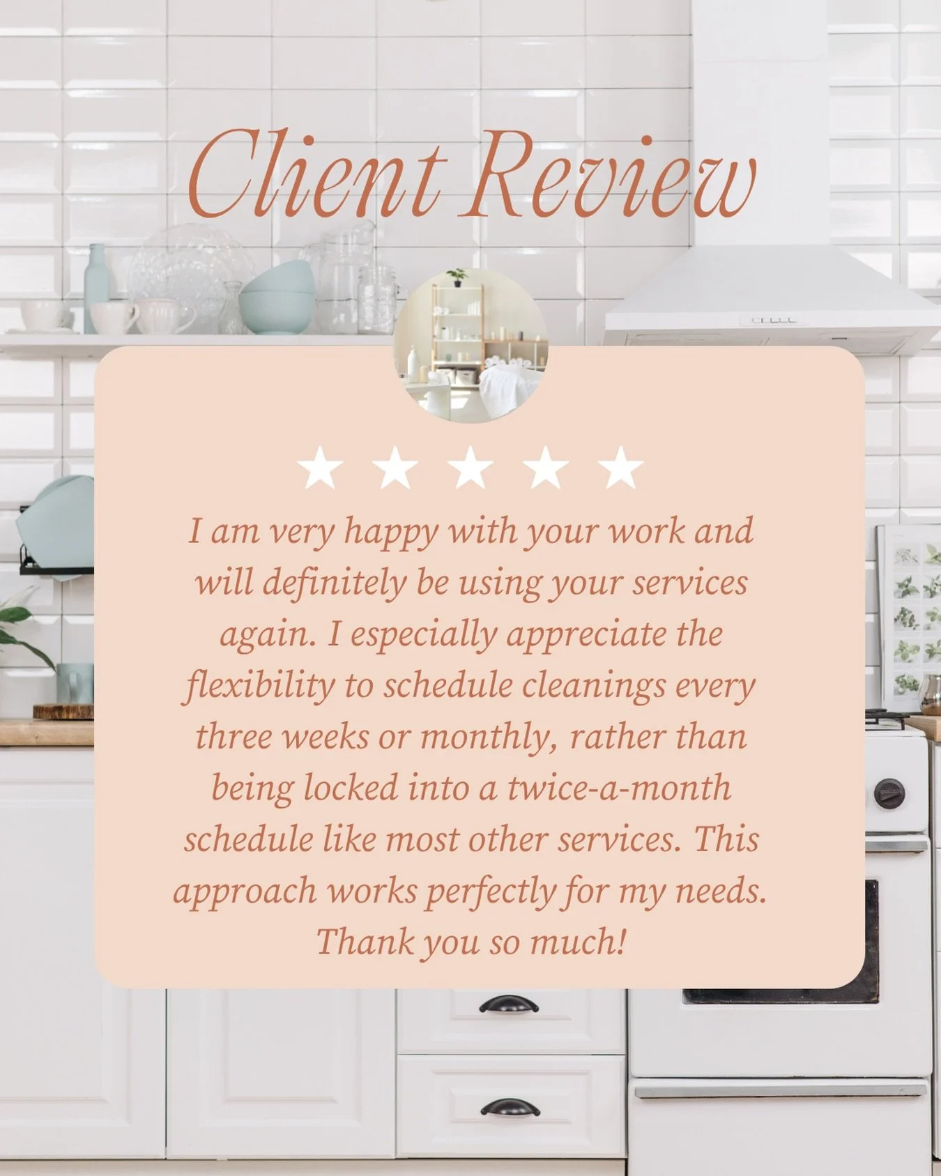 Kind words like these are exactly why we do what we do. ✨

There&rsquo;s nothing better than helping our clients reclaim their time and come home to a space that feels clean, calm, and cared for.

Want to experience the Em-Maculate difference for you