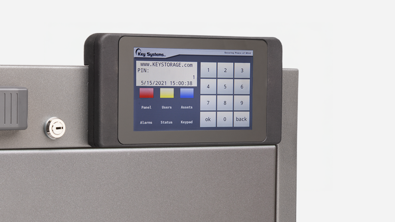 Touch Screen Display option for security asset managers