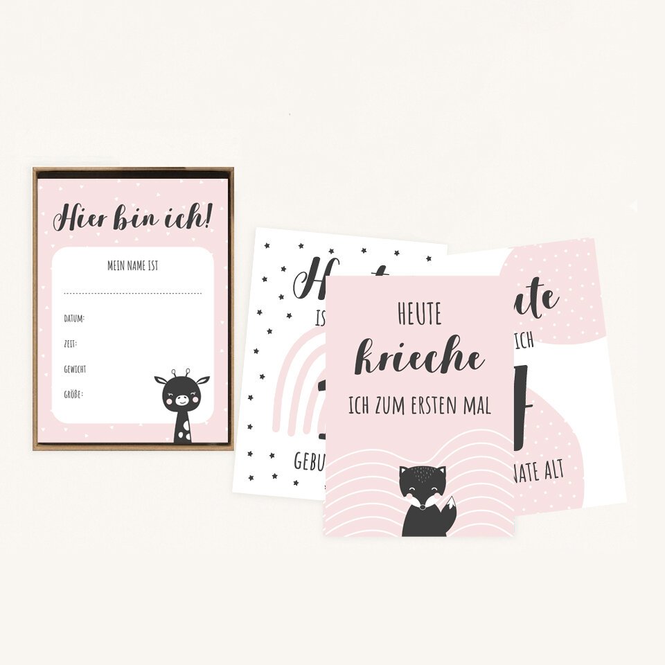 Milestone cards mielenstein karten kartice mejniki sustainable igrače little pine toys handmade eco friendly