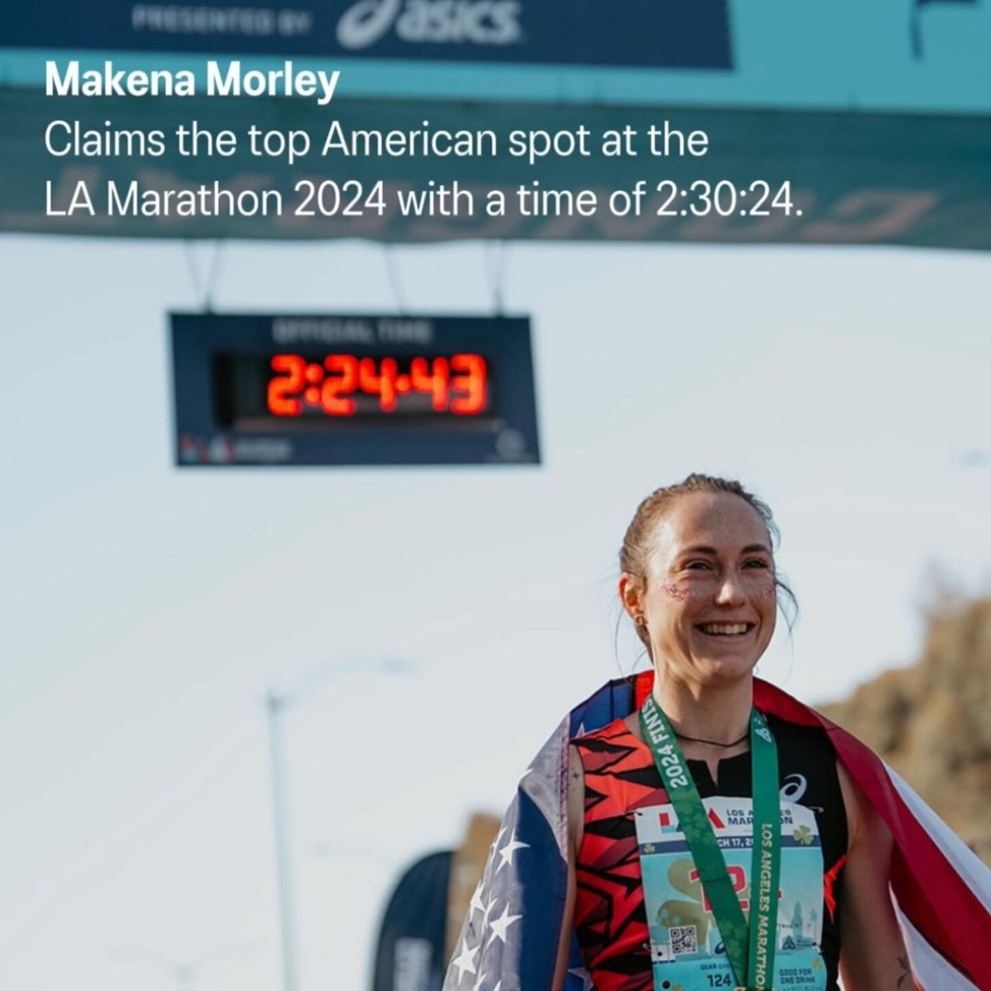 It was such a joy watching BRC&rsquo;s own @makena_morley race the @lamarathon today on live broadcast and take home 5th place with a PR🤩 Congratulations, Makena, we are so happy for you! 💚💚💚 

📸#1: @asicsrunning 
📸#2: @lamarathon