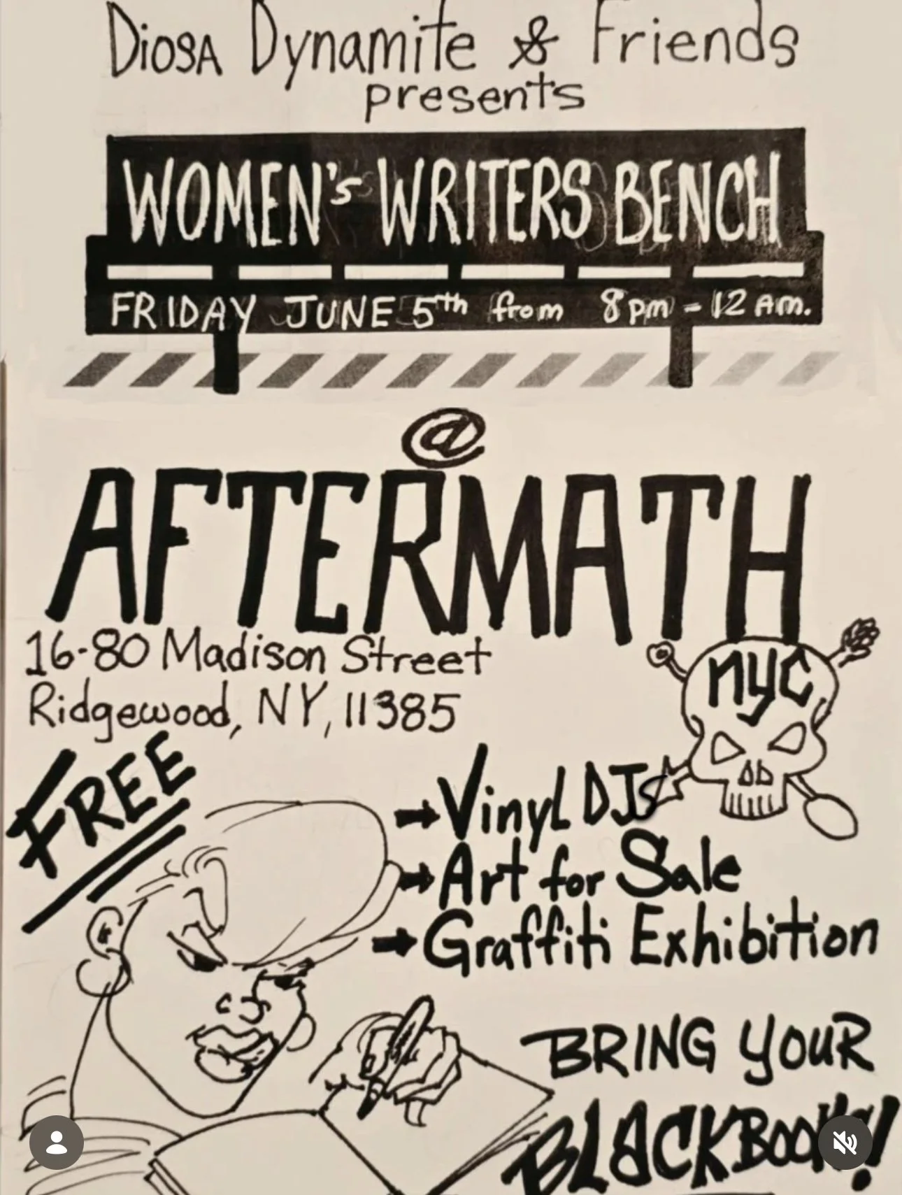 Women's Writers Bench