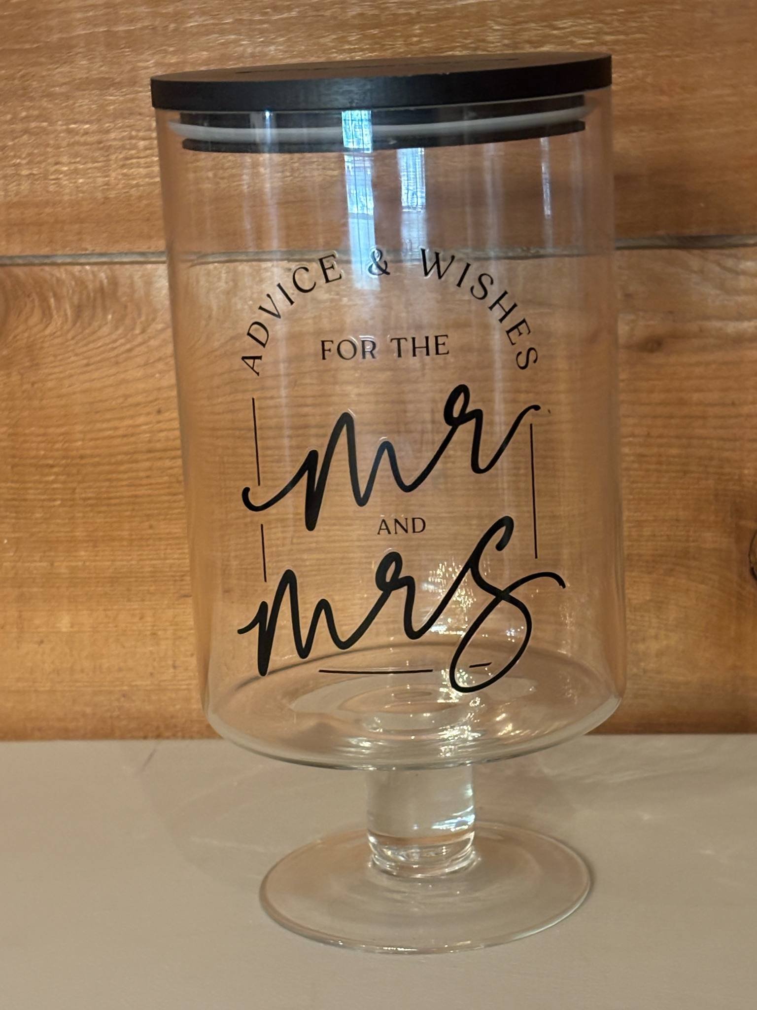 Advise and wishes for Mr. & Mrs.