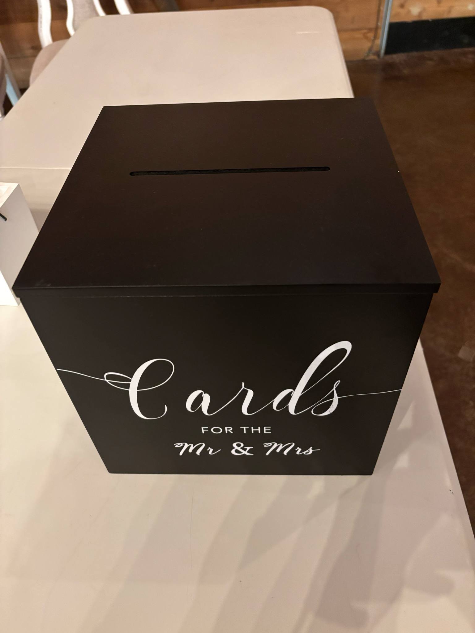 Black & White Card box