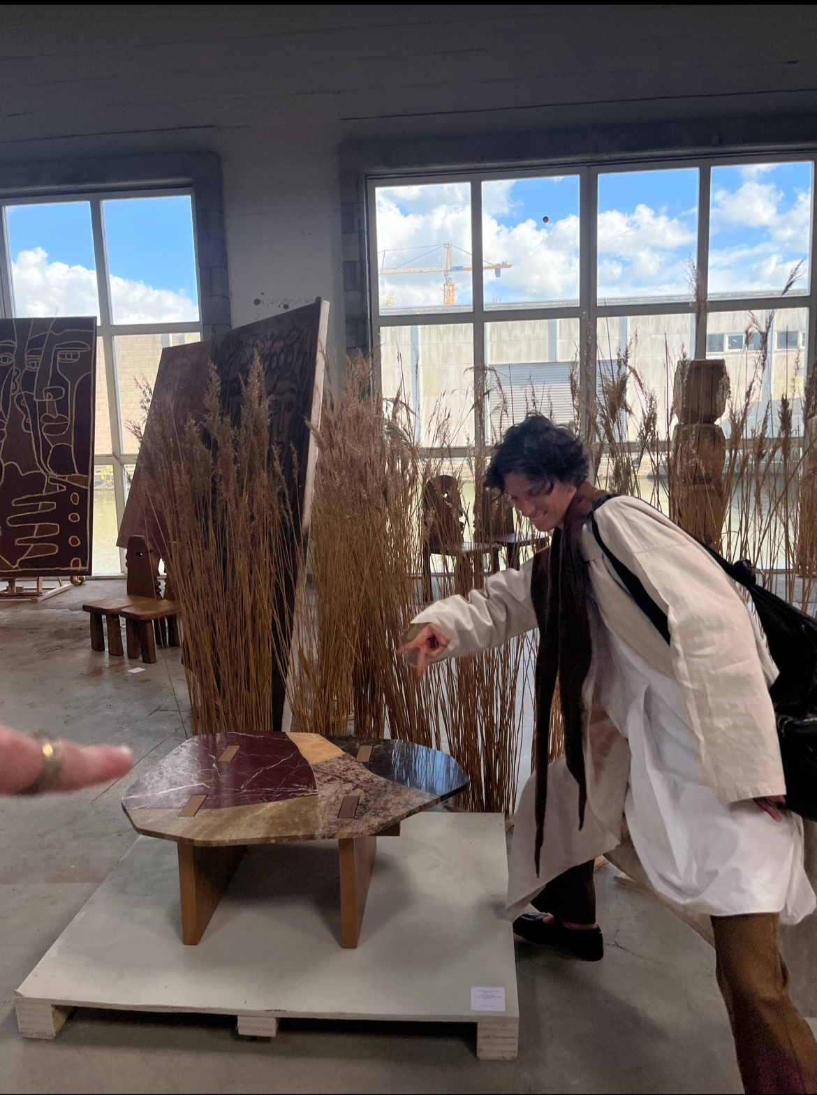 Accompanying Marte to Unveiled Nature exhibition