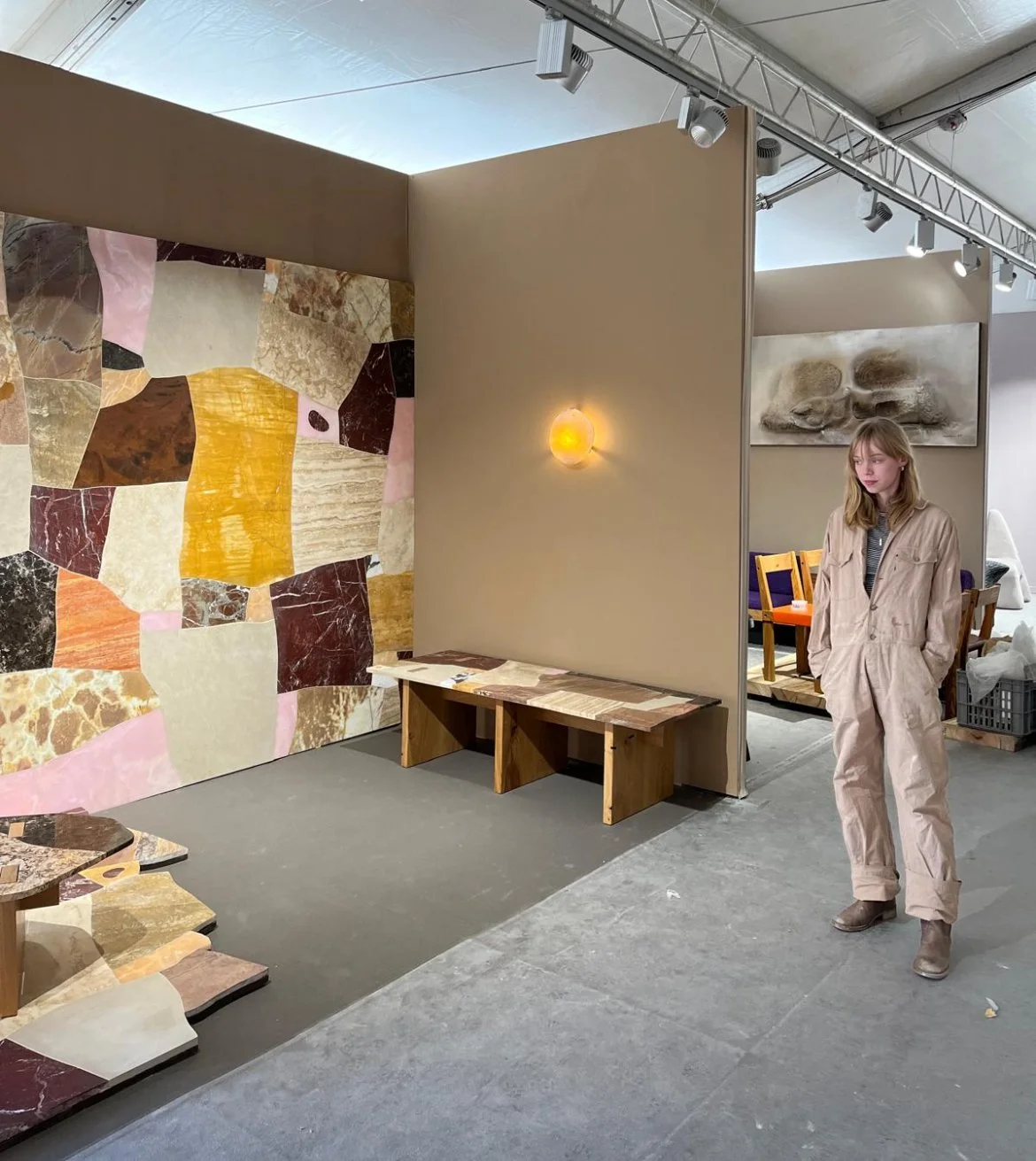 Assisting in build up of Matter and Shape Paris
