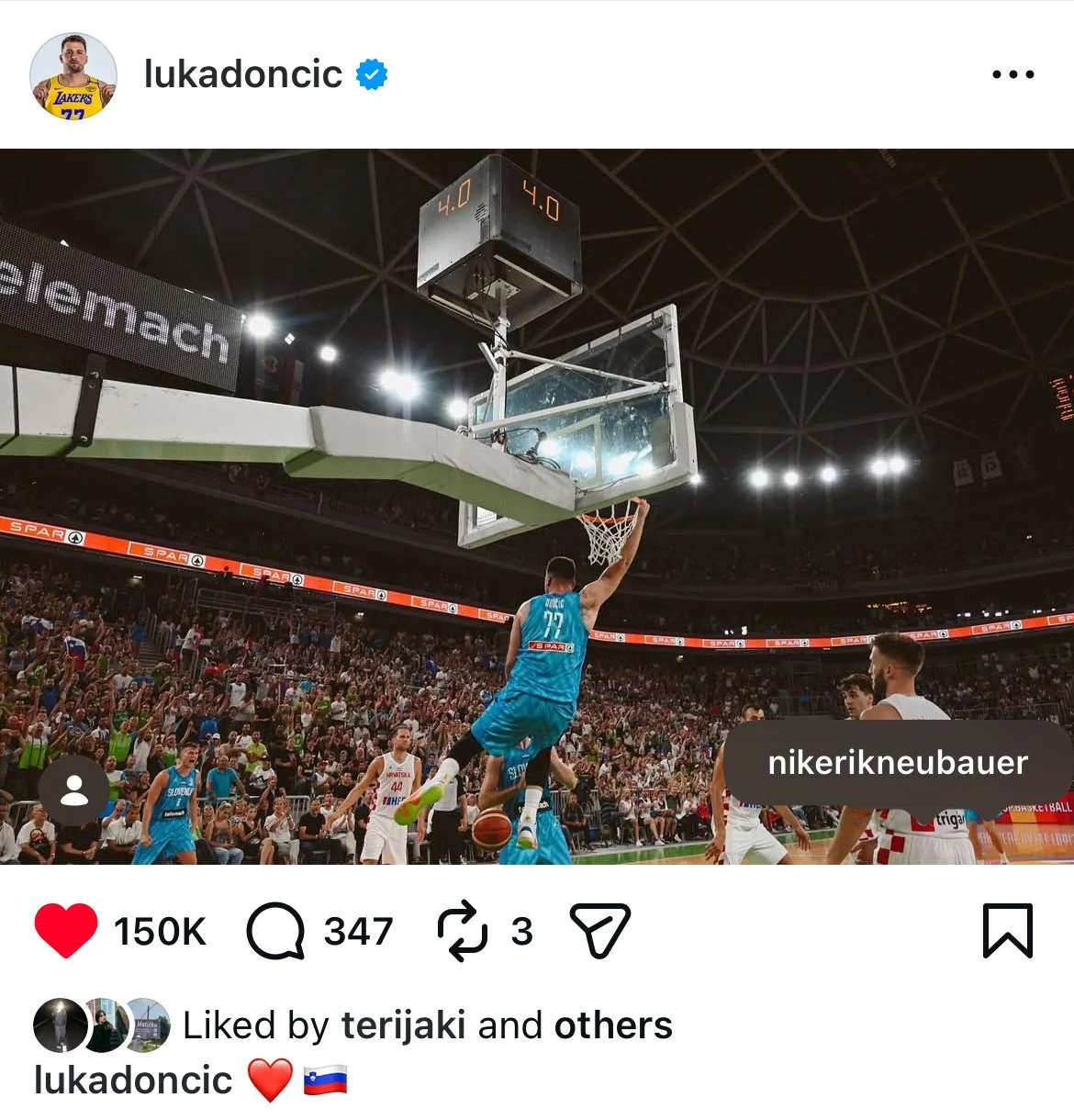 Luka Dončić, basketball player, for Dnevnik.