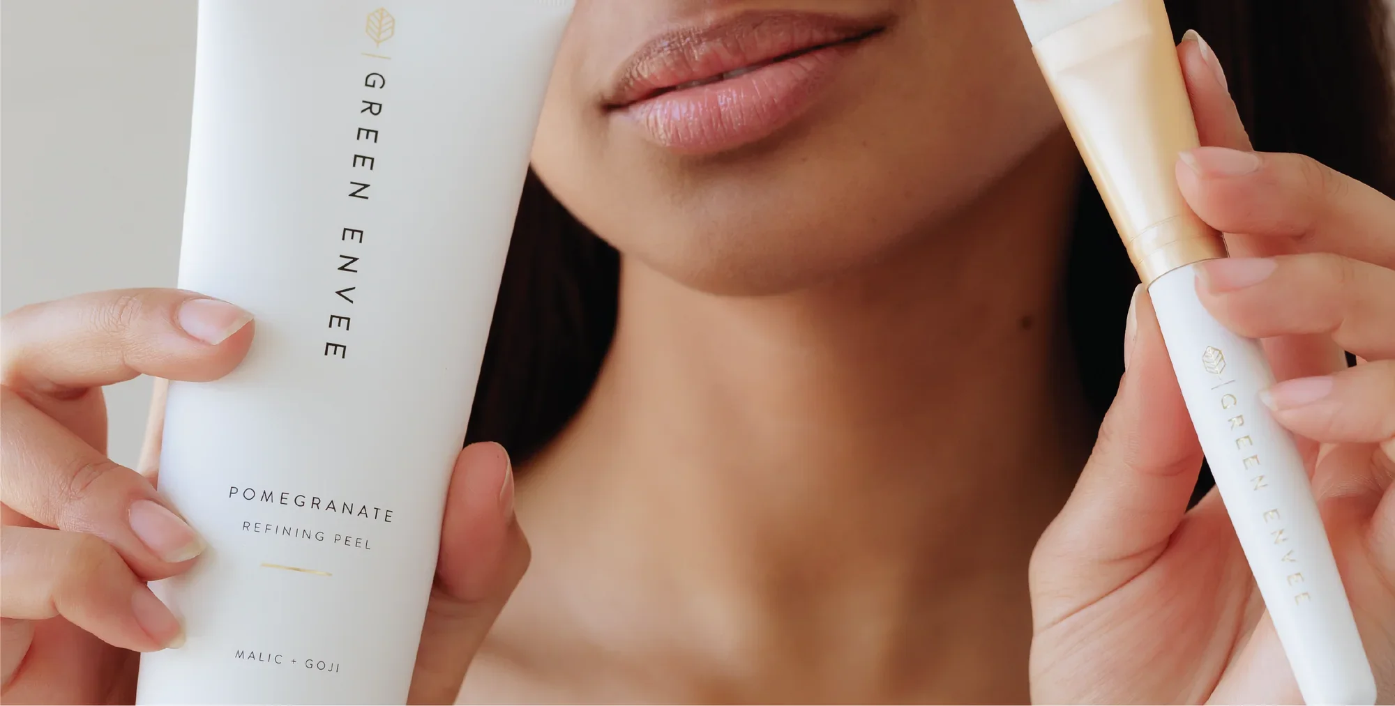 green envee pomegranate refining acne peel