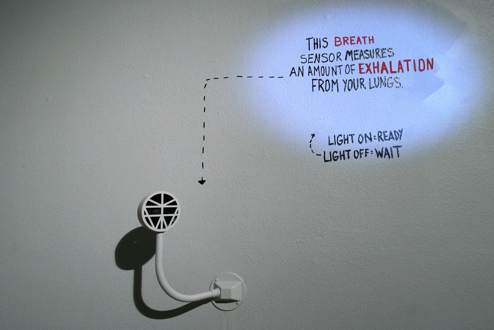 Transgression Through Your Breath, 2012 (San Antonio installation detail)