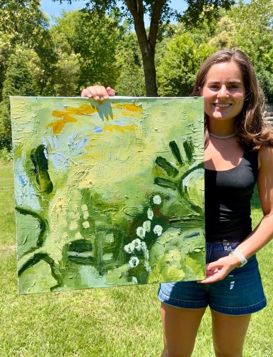 My daughter, Caroline, is home for the summer and doing lots of painting. Please follow along and check out her website! www.carolinereames.com

@carolinereamesart @carolinereames