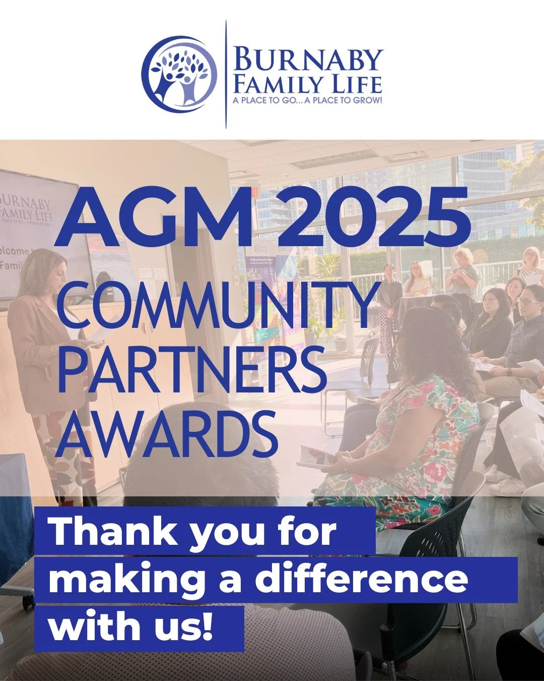 Celebrating our Community Partners Awards Recipients! ✨ 

At Burnaby Family Life, we believe community impact is built through partnerships. That's why since 2016, we have been recognizing those who have gone above and beyond the call of duty to supp