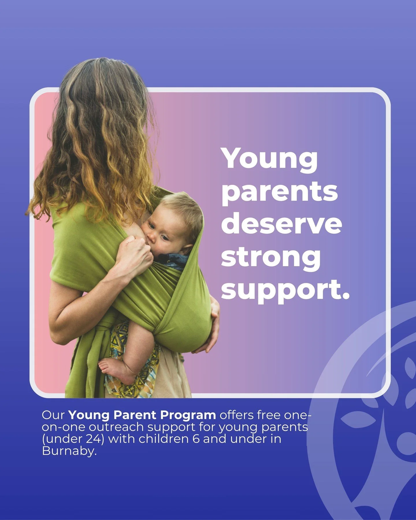 Are you a young parent looking for support? 💛

Burnaby Family Life&rsquo;s Young Parent Program offers free one-on-one outreach support for young parents 24 with children 6 and under in Burnaby.

Support can look like: setting goals, connecting to s