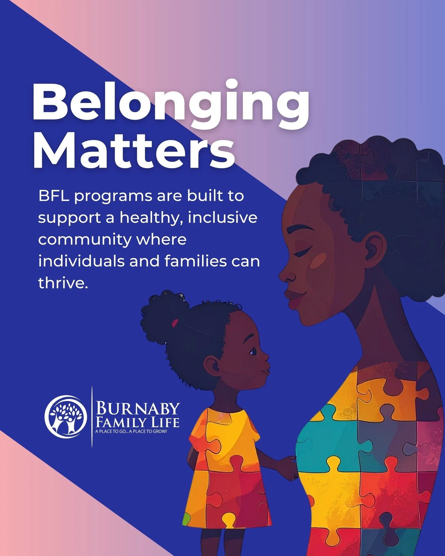 Everyone deserves a place to feel supported and connected. 💛

Burnaby Family Life is here to help individuals and families build belonging, strengthen relationships, and access programs that support well-being across our community.

If you&rsquo;re 