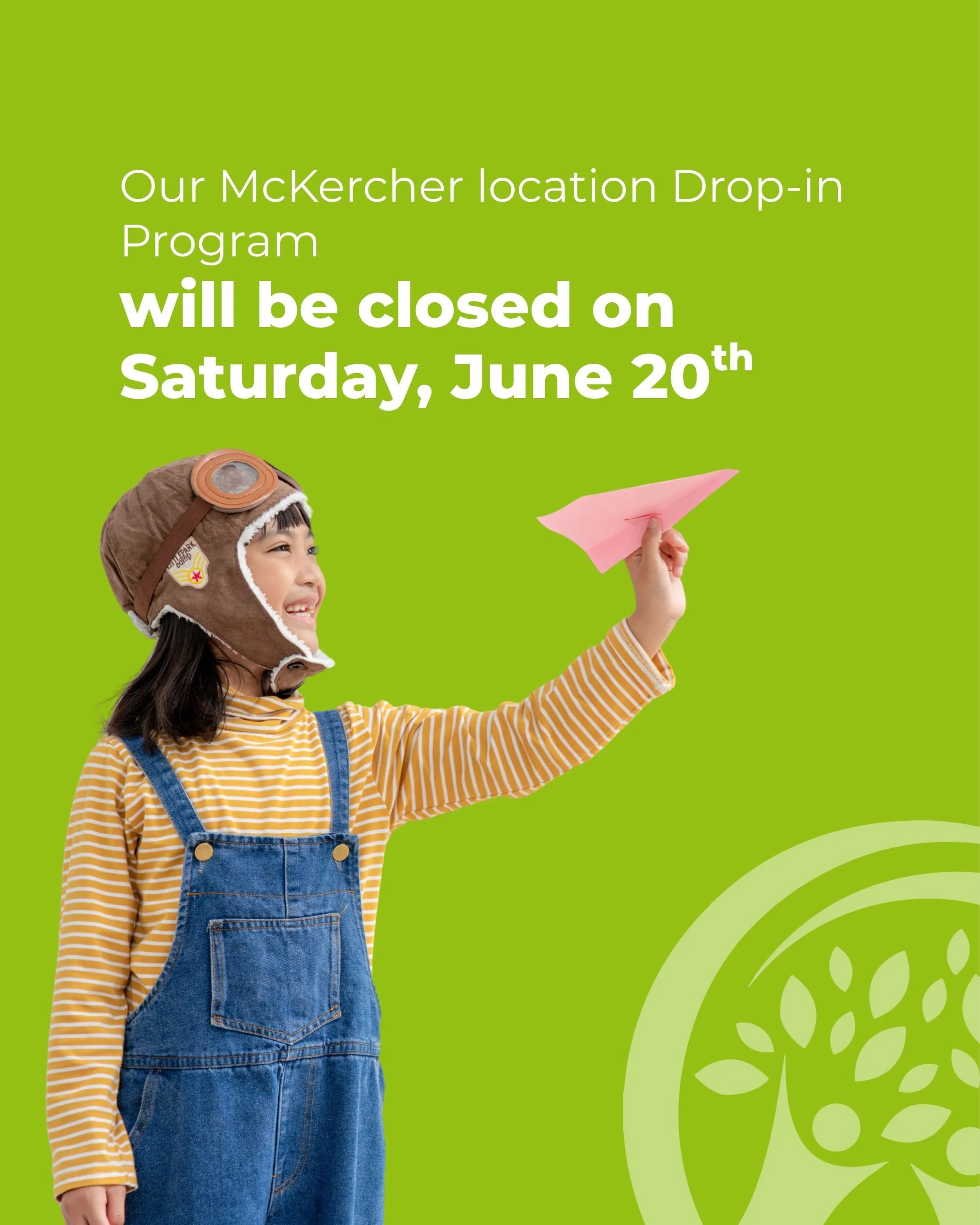 Our drop in will be closed on Saturday June 20th for professional development we will be back on Tuesday, June 23rd with our regular weekly drop-in schedule.

Learn more about our programs www.burnabyfamilylife.org/familyresourceprogram
 
Thank you f