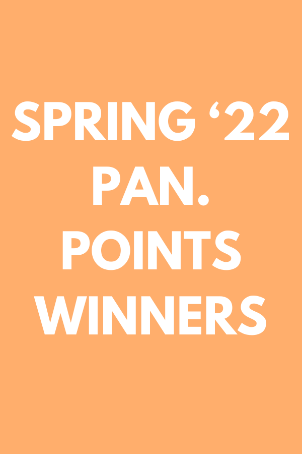 Spring 2022 Panhellenic Points Winners