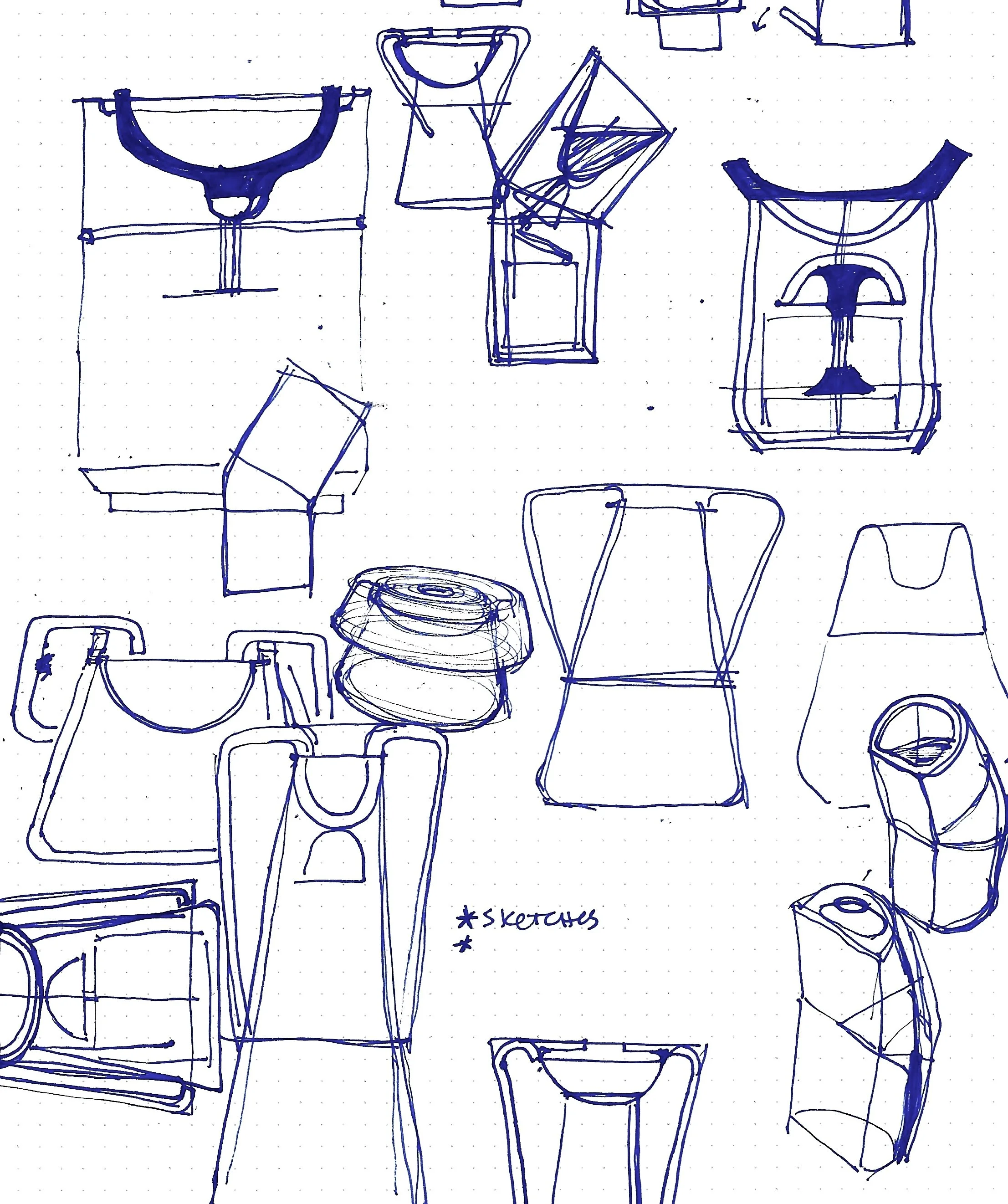 Client project. Concept sketches.