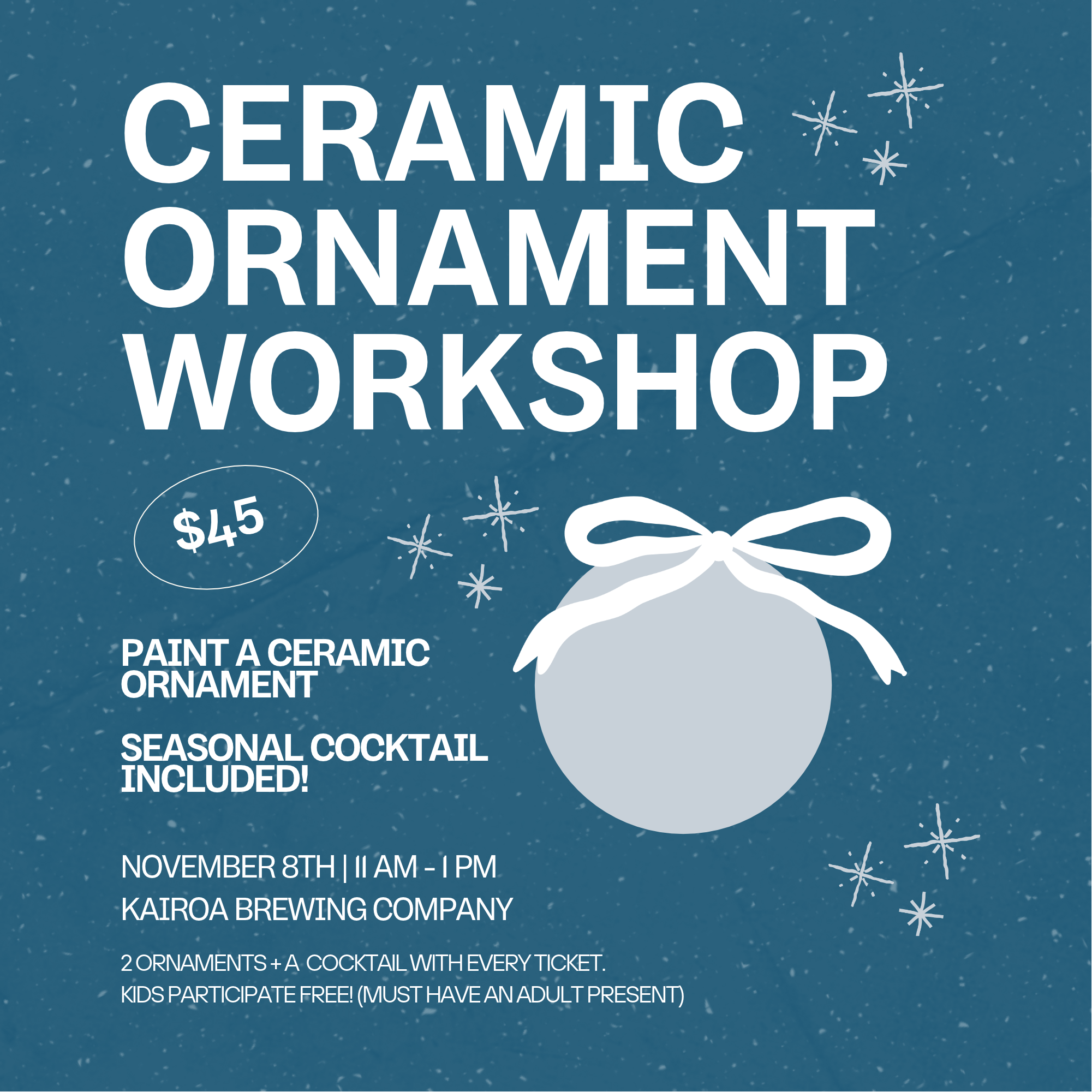 Ceramic Ornament Workshop