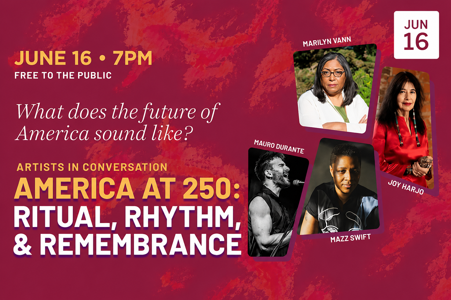 AMERICA AT 250: RITUAL, RHYTHM, AND REMEMBRANCE 