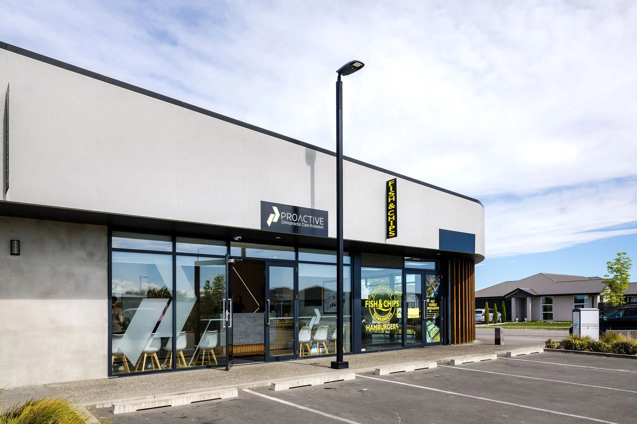 Exterior view of Proactive Chiropractic Care Rolleston.