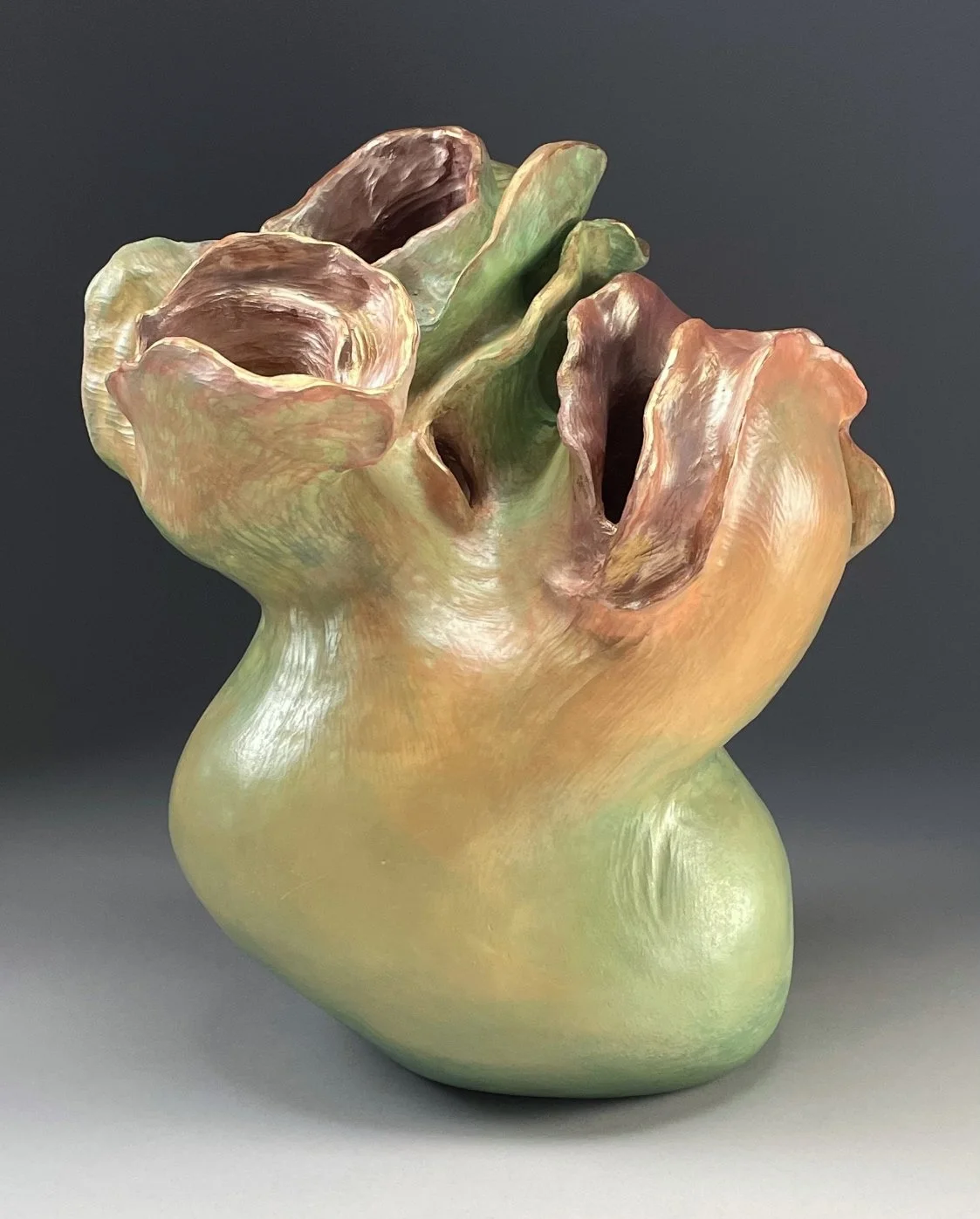 Vivatory 
Stoneware, acrylic, mica, wax 
13" x 10" x 8.5"
2025