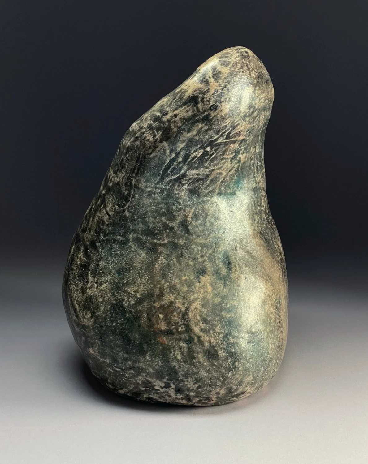 Relic
Stoneware, ink, mica, wax
10" x 8" x 7"
2025