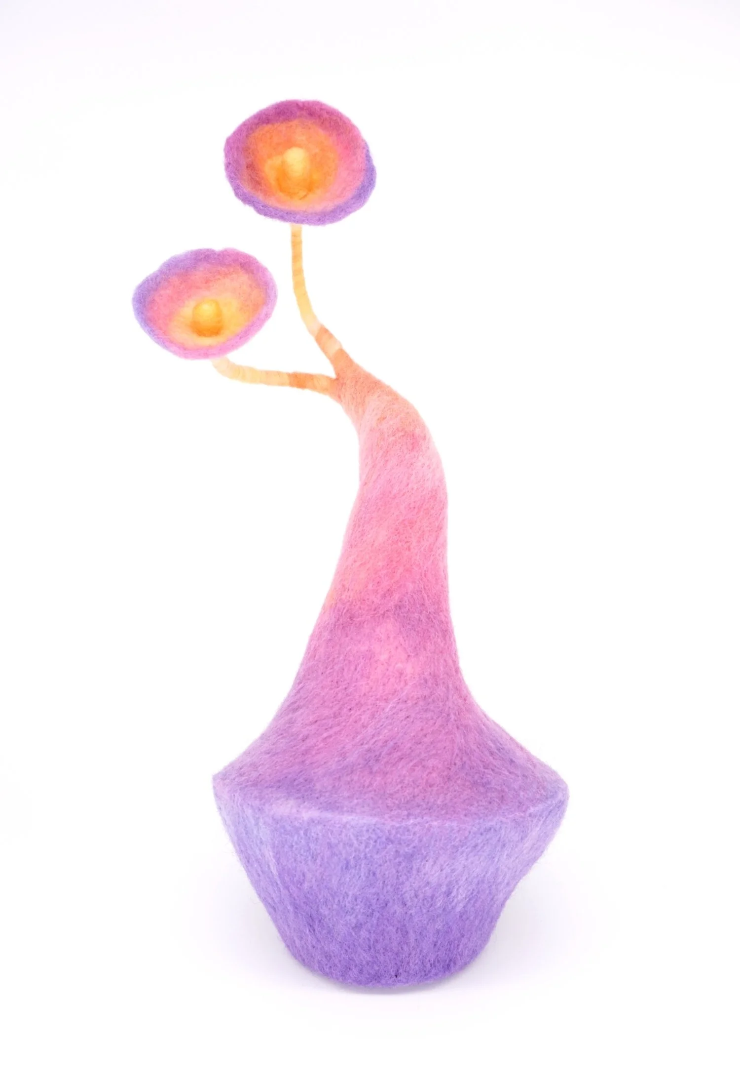 Goldie
Hand-dyed wool, wire
14" x 7.25" x 5.75"
2019