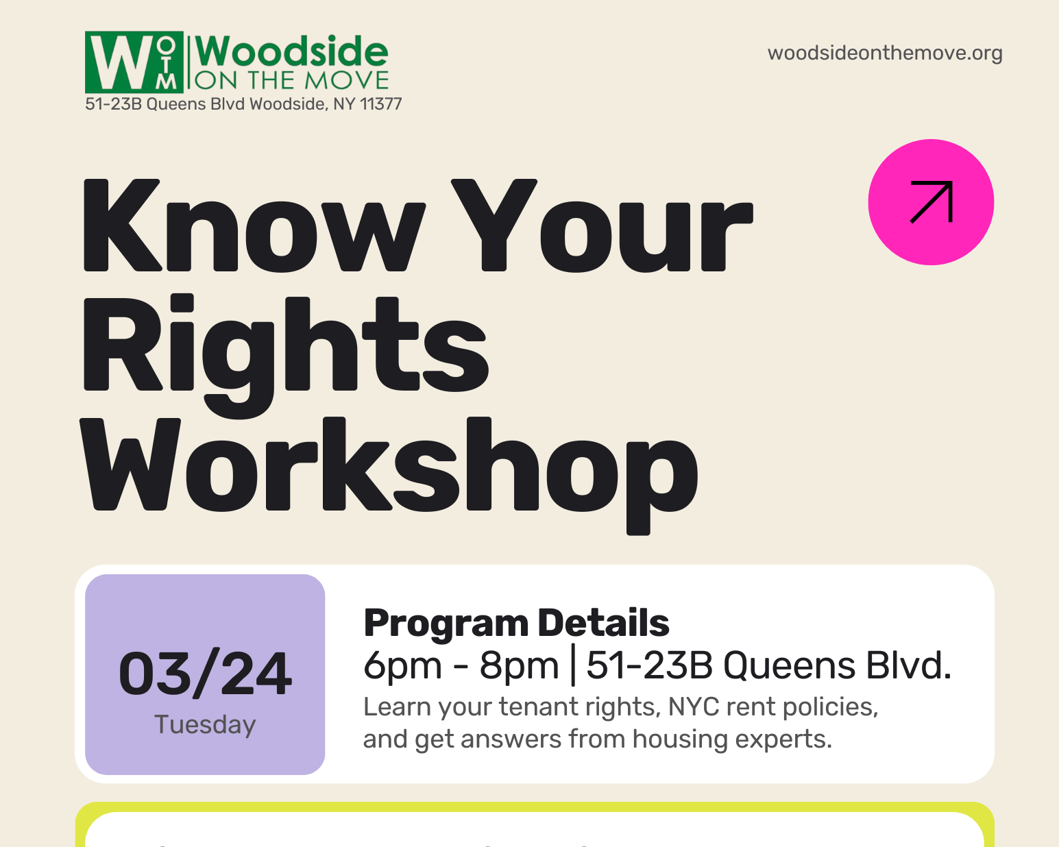 Know Your Rights (KYR) Workshop
