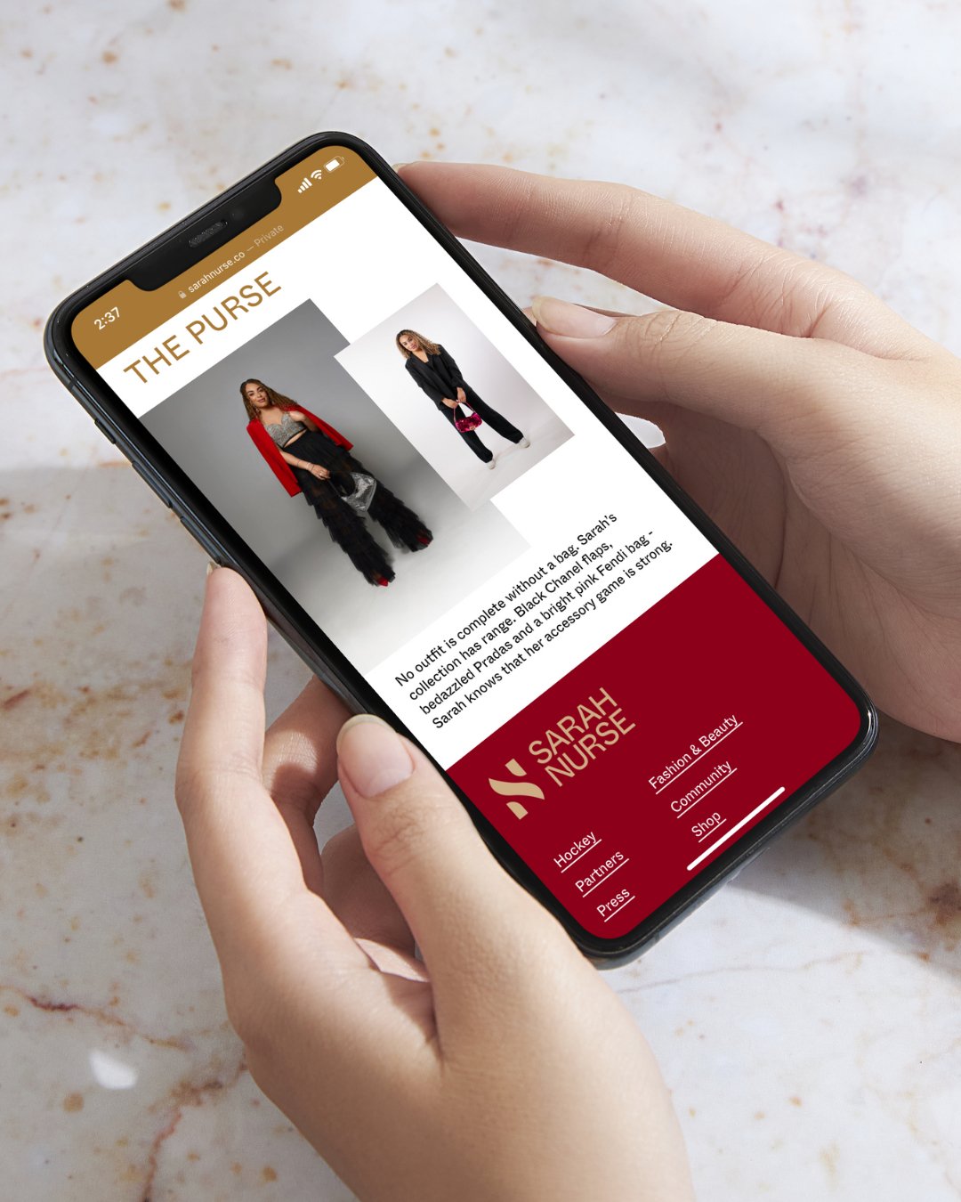 Responsive website design has never looked so fashionable!