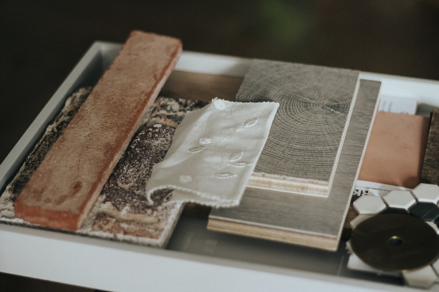 At Studio Gorse, we use sample boards to show the intended materiality to our clients and give them the chance to interact and touch the materials that will soon decorate their space. ⁠
⁠
We're incredibly material focused, knowing the impact of a wel