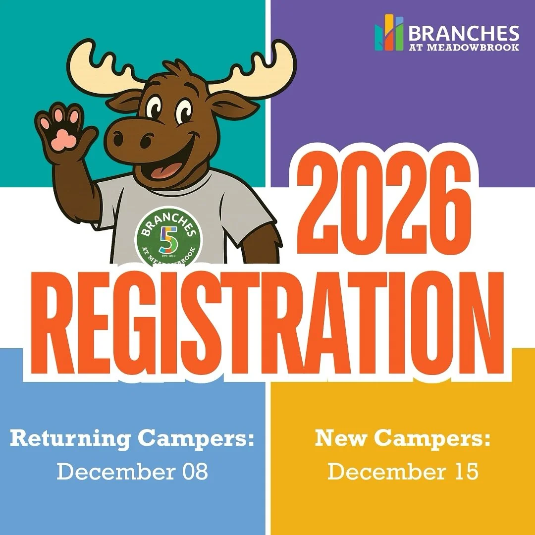 Ready for summer 2026? Registration is coming!

🌳 Returning Campers - December 08
🍁 New Campers - December 15

We&rsquo;re celebrating our 5th summer and cannot wait to kick off another year of Branches fun!

Visit our website and follow along for 