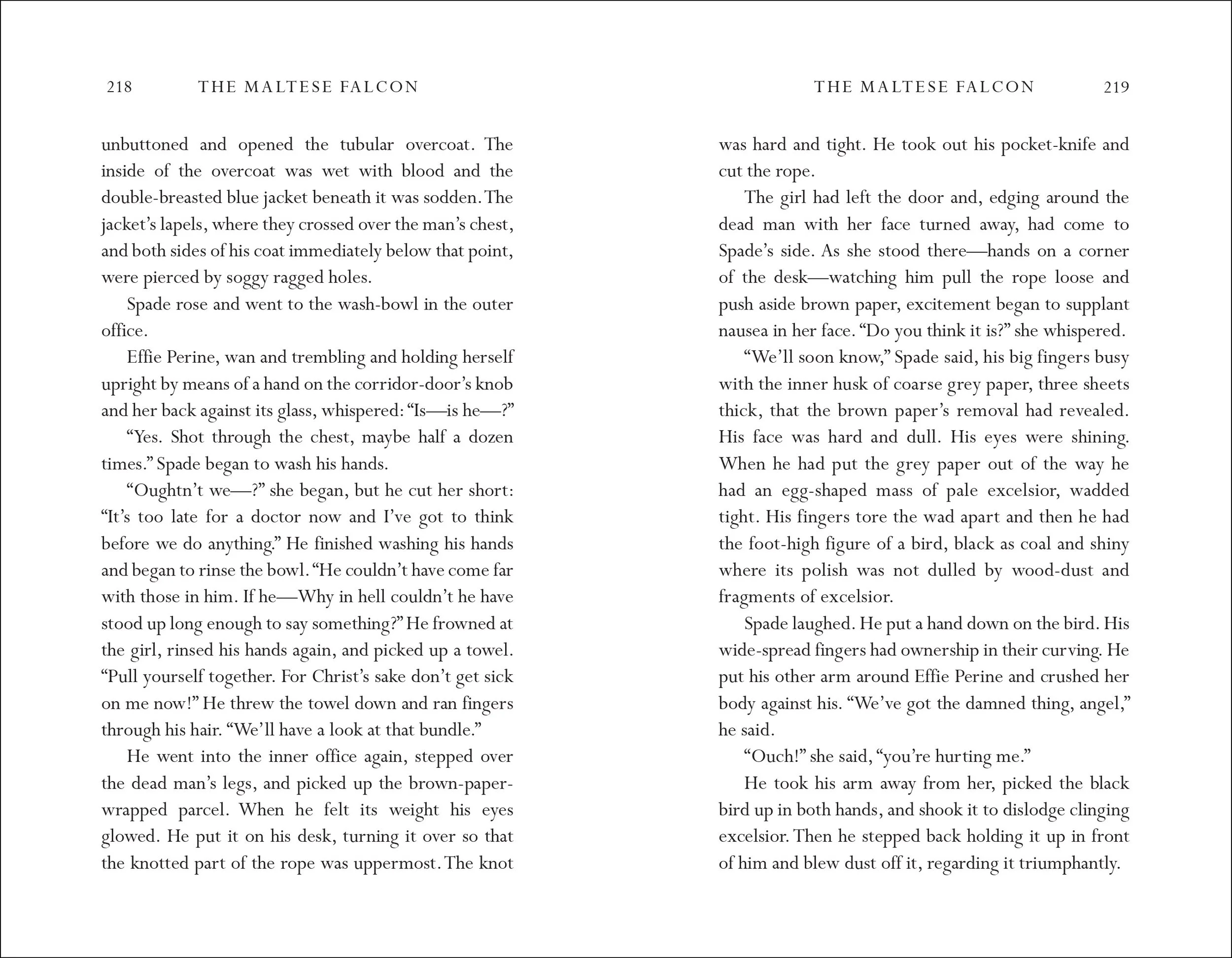 The Maltese Falcon by Dashiell Hammett