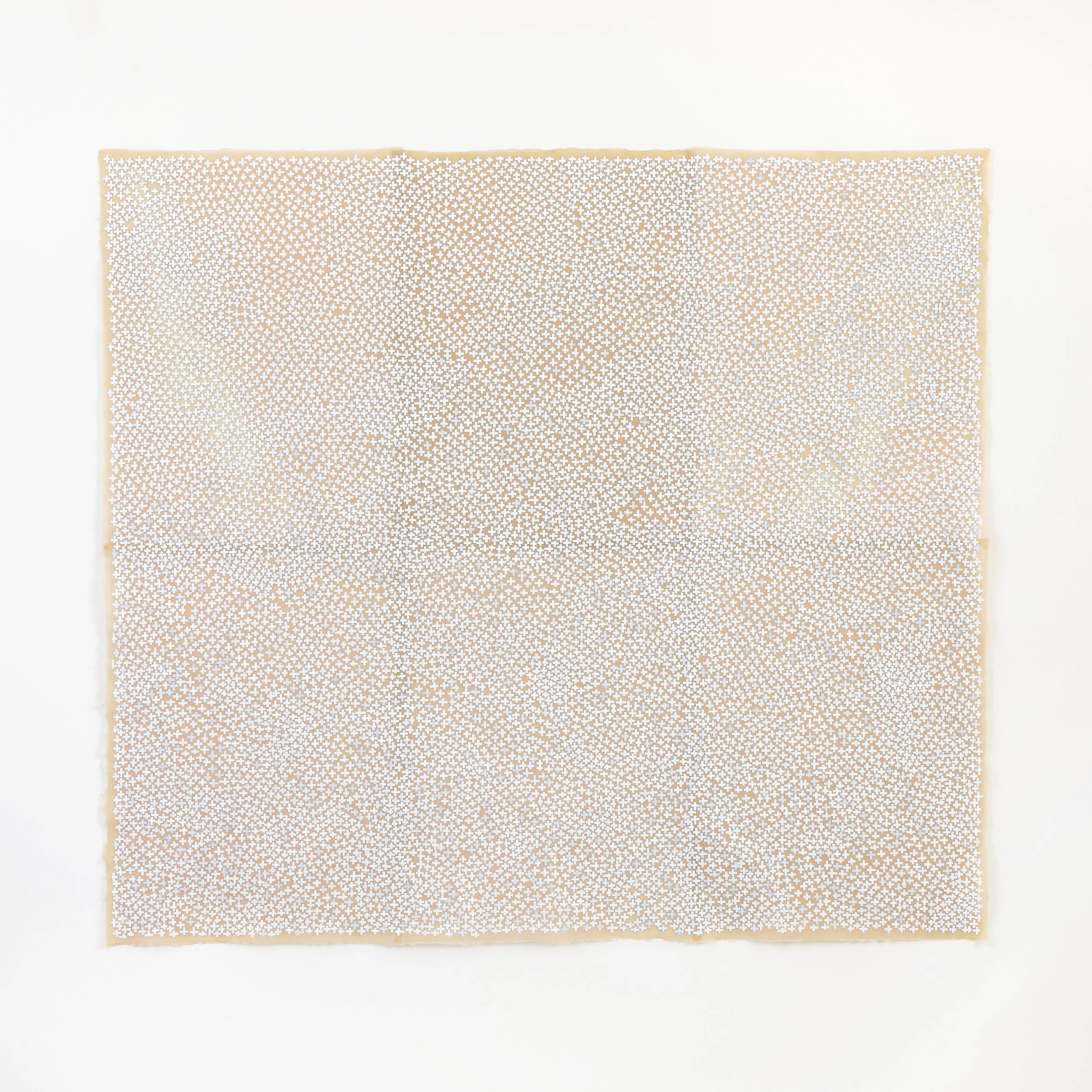 The Unseeable Stream, 2023, Collage 46.5" x 52"