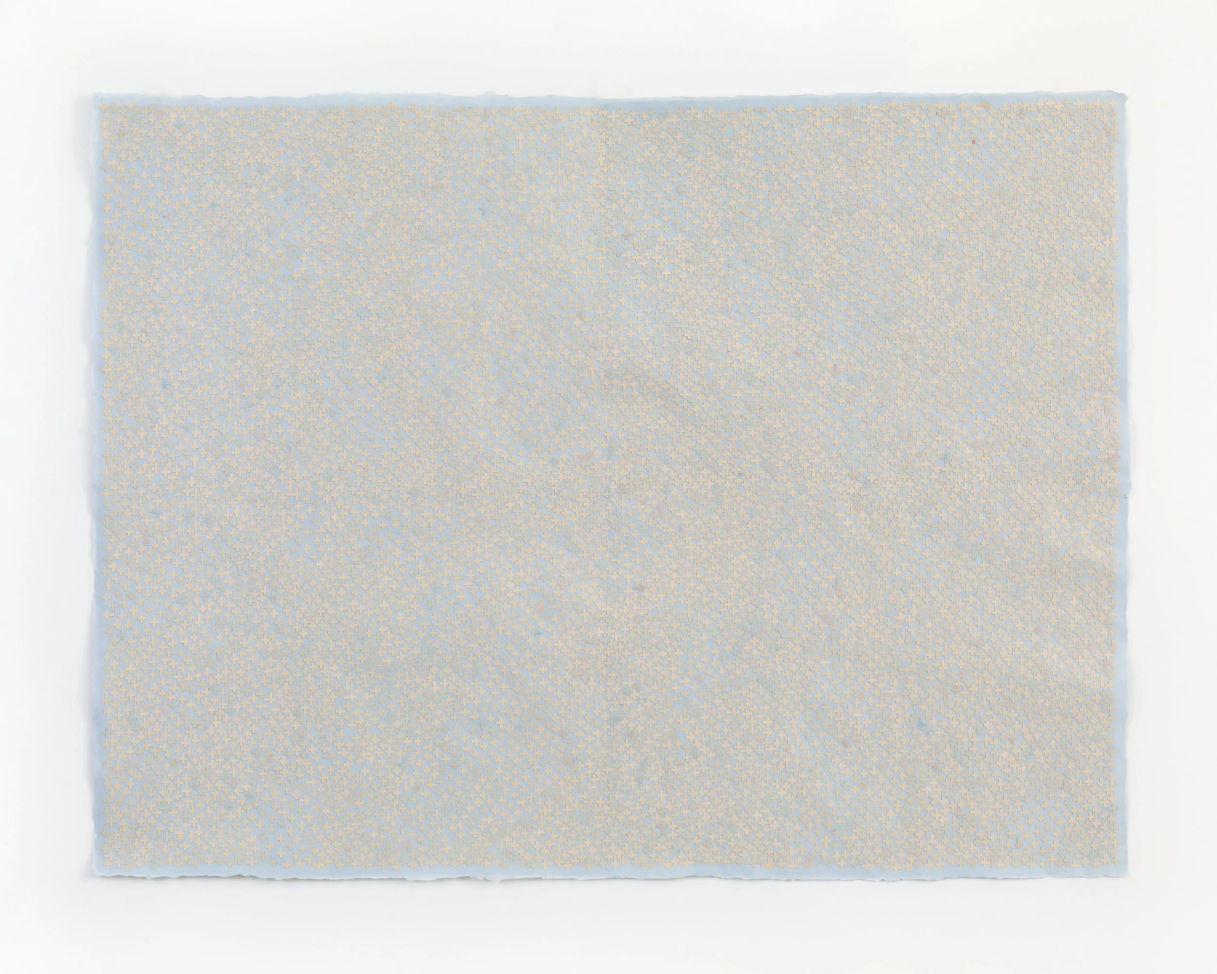 The Unseeable Stream II, 2023  Collage 36" x 48"