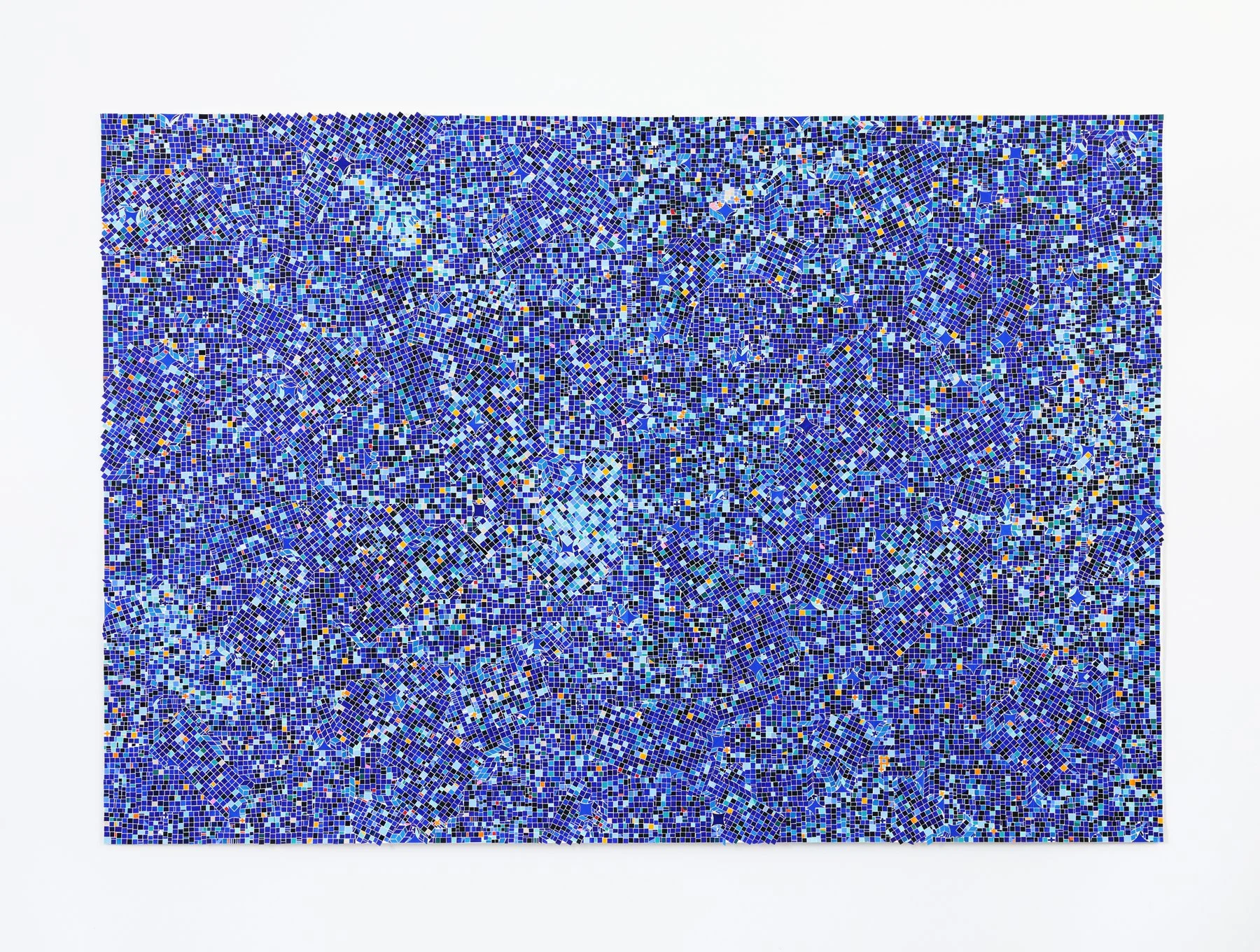 Depth of Silence, 2025, Mixed media, 54.5" x 79"