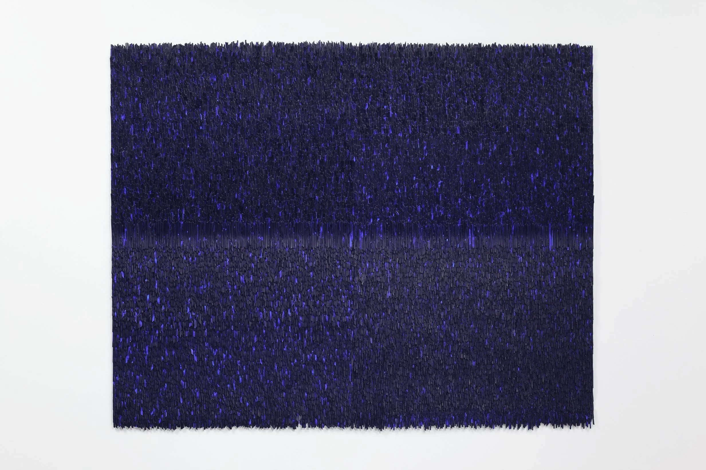 Peripheral Middle, 2018, Mixed media, 40" x 50"