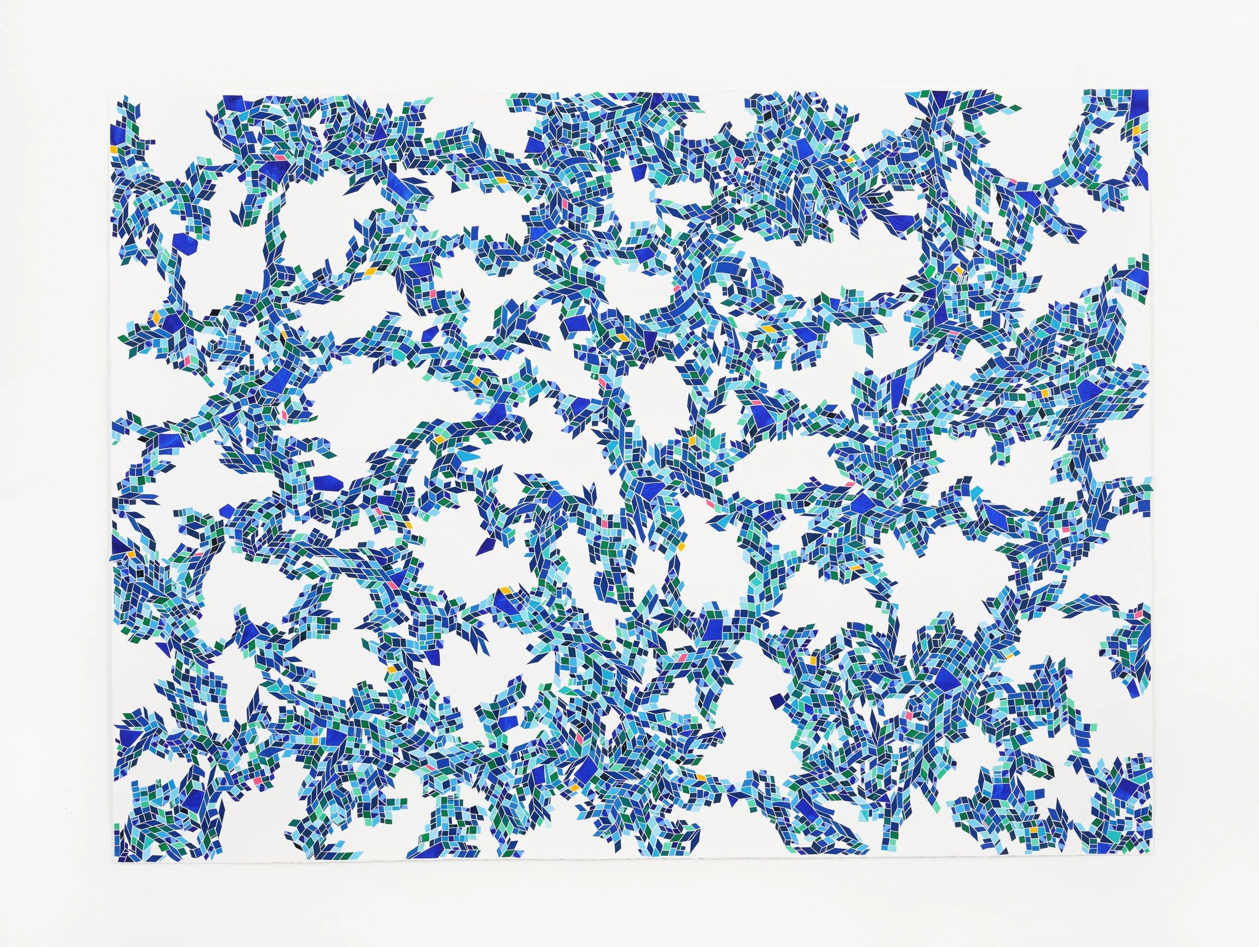 Widely Scattered, 2026, Collage, 40 x 54.5