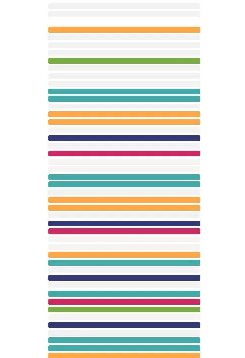 various colored stripes