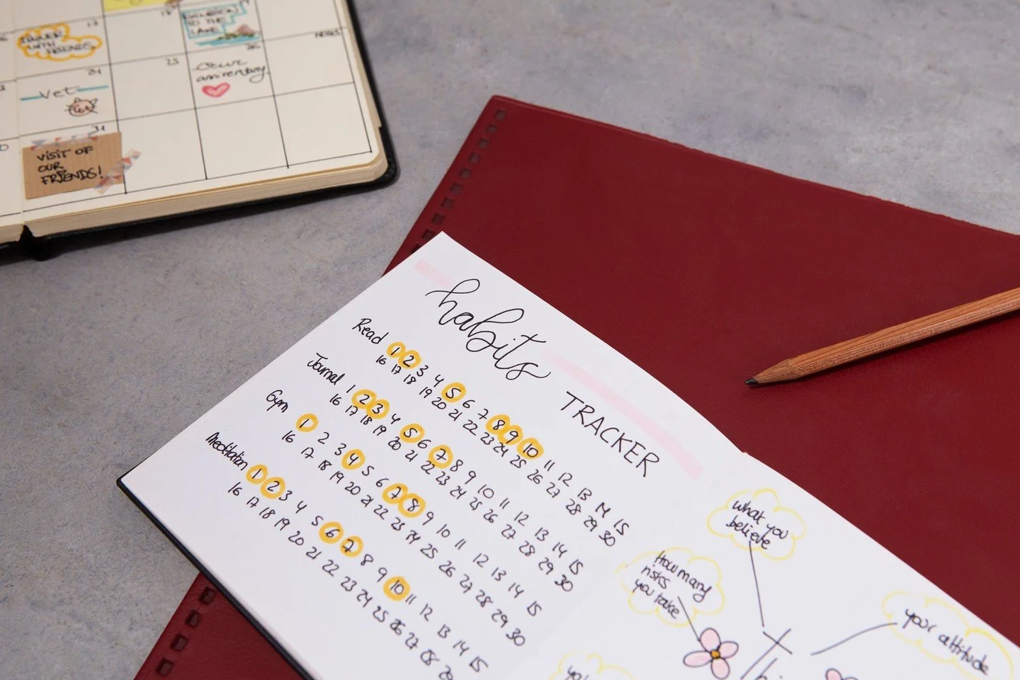 Not every habit needs to be life-changing to be worth tracking. Small, consistent actions, like journaling, stretching, or checking your planner, create momentum that sticks. A visual system like this one helps students stay focused on progress, not 