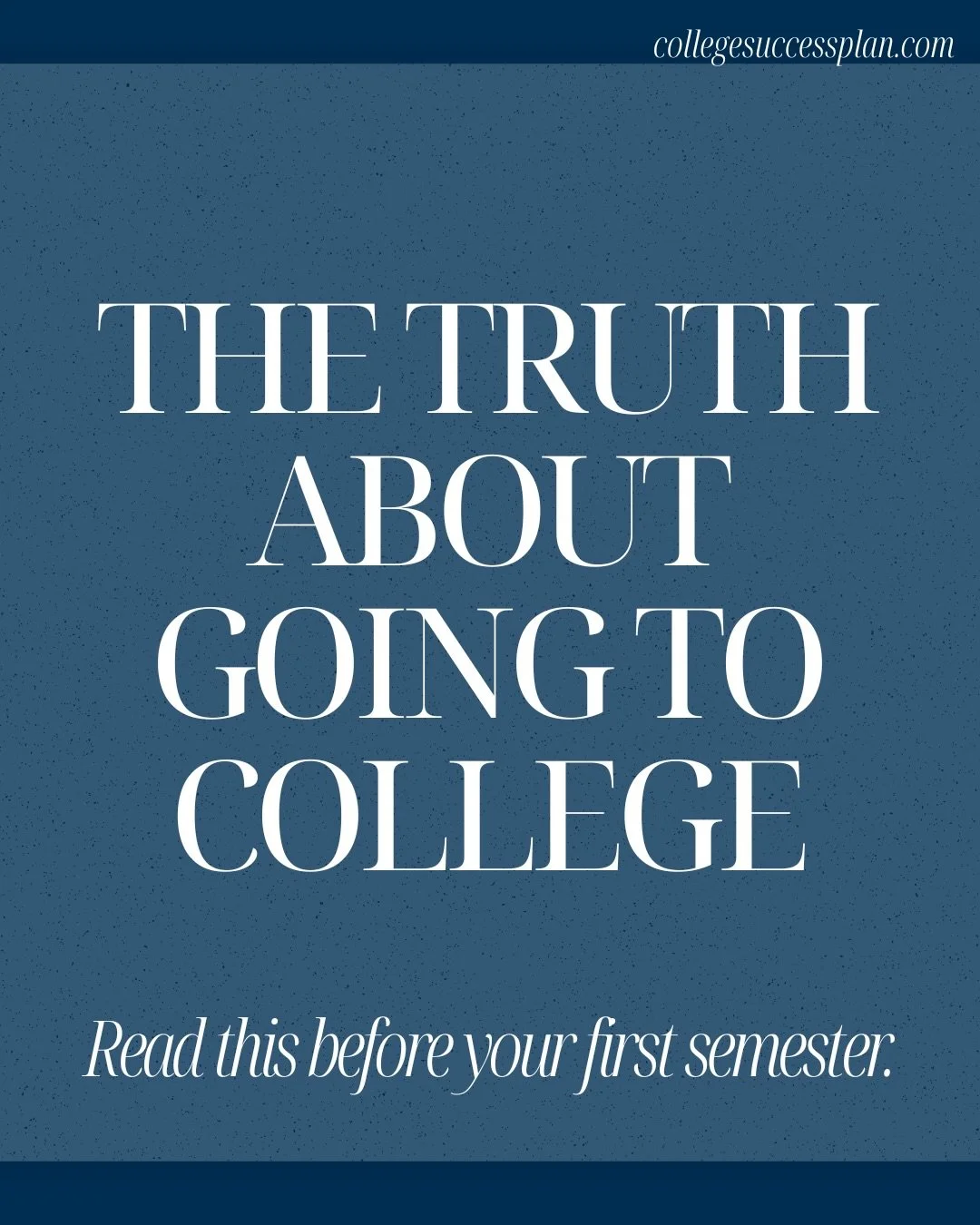 HEY HIGH SCHOOL SENIORS! Most college freshmen don&rsquo;t realize how different college academics are until they&rsquo;re already struggling in their first semester.

In high school, teachers remind you about assignments, deadlines, and exams. In co