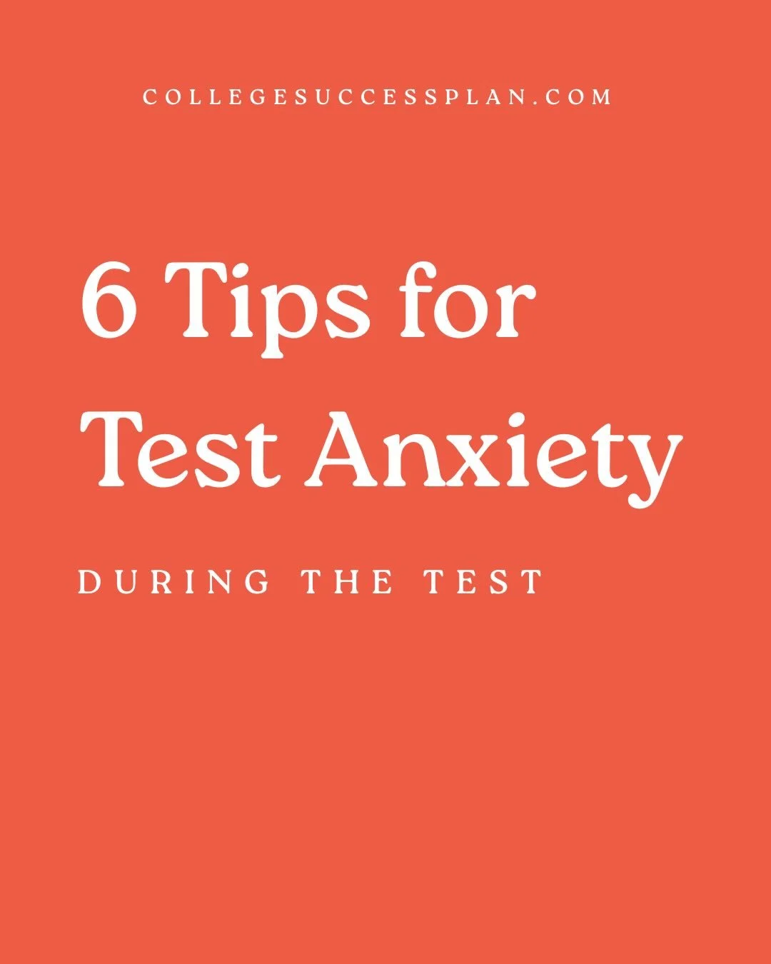 If your college student struggles with test anxiety&hellip; this is for YOU 💭✨
These 6 simple tips can help them stay calm, focused, and confident on exam day&mdash;without added stress on you.
Save this for later &amp; share it with your student be