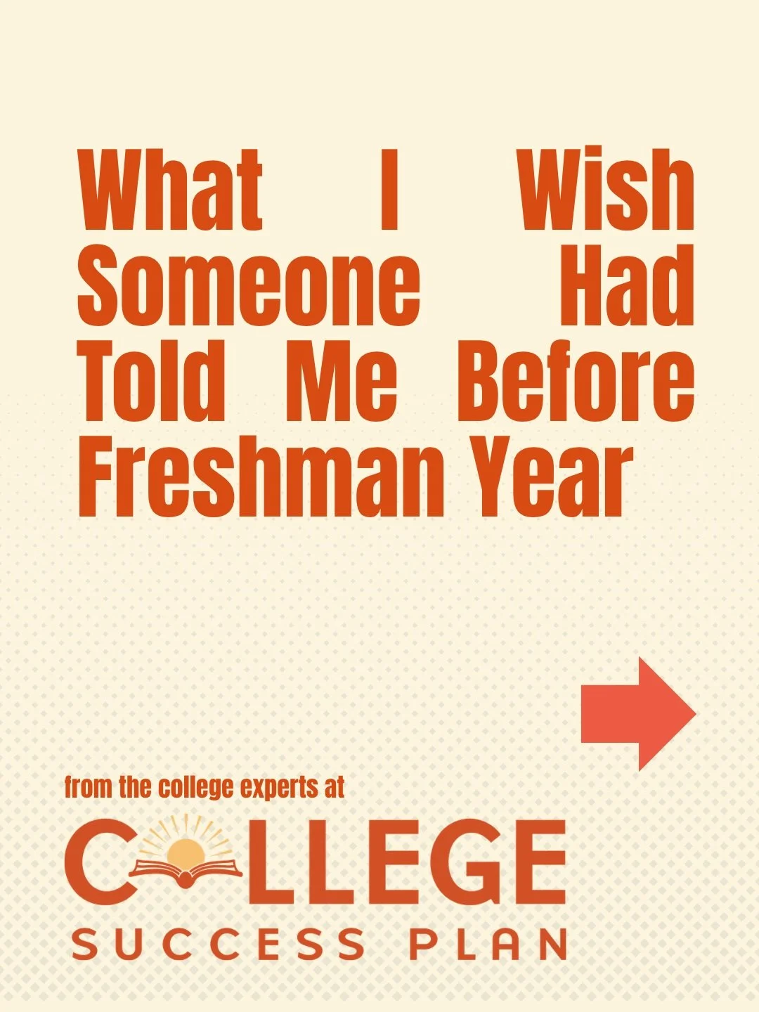 Most students don't struggle in college because they're not smart. They struggle because no one tells them how different college actually is. 
📚 Professors won't remind you about deadlines. 
⏰ Missing class has bigger consequences than you think.
🤝