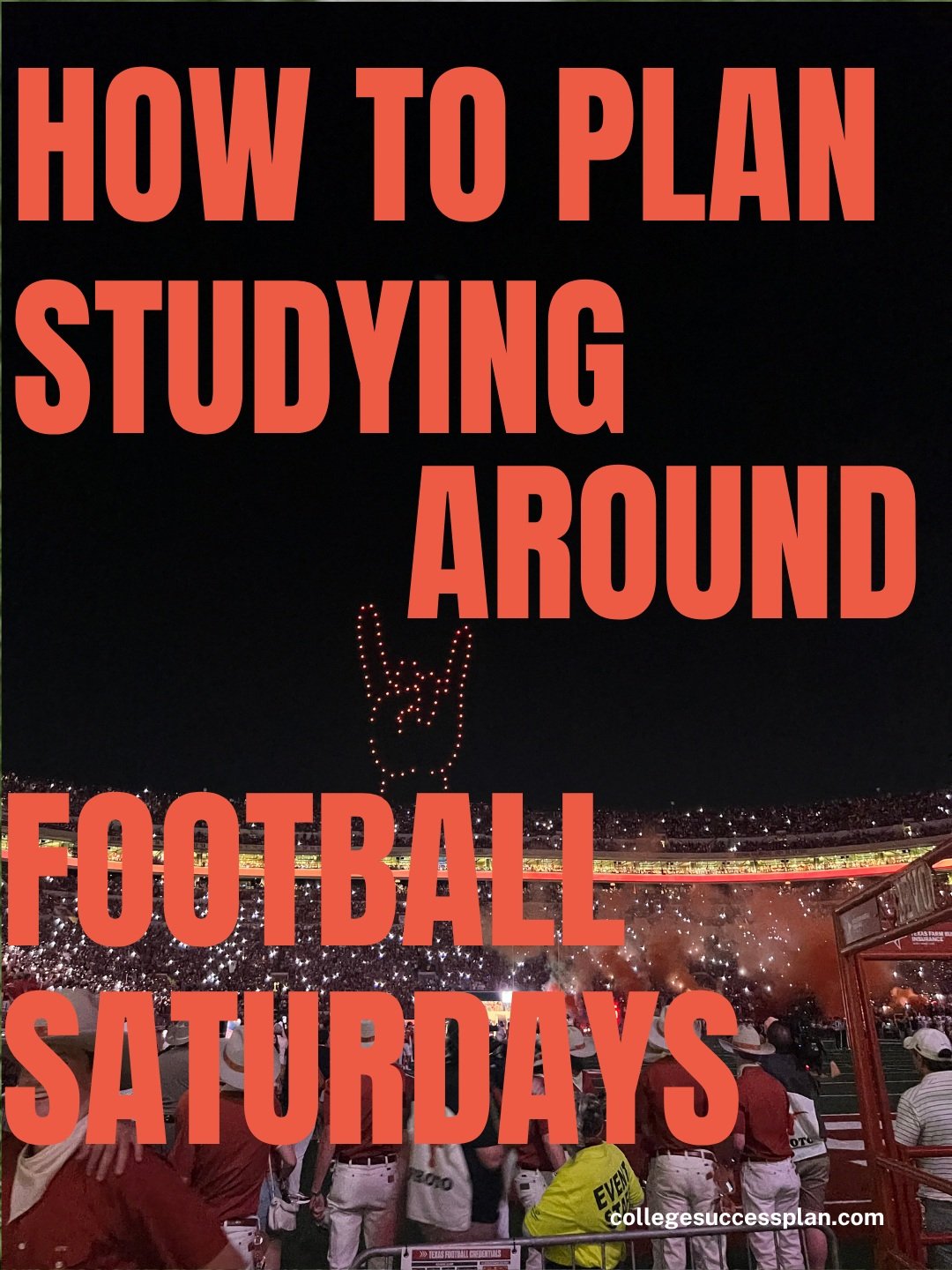Football Saturdays are non-negotiable. Your grades don&rsquo;t have to be. 🏈📚

The key isn&rsquo;t trying to squeeze studying into every free minute&mdash;it&rsquo;s planning around the life you actually have.

If Saturday is game day, make it game