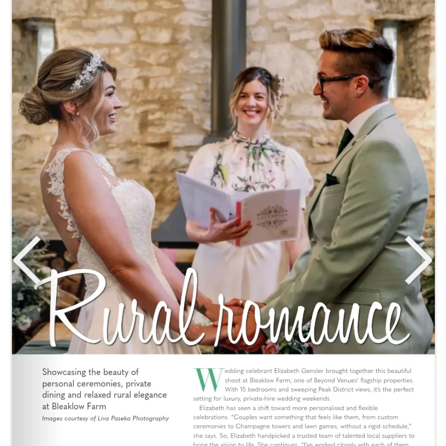 🌹As featured in the 100th edition of Your Midlands Wedding! 🌹

We've been featured for a styled shoot conceived and brought to life by by @celebrate_with_elizabeth at the beautiful Bleaklow Farm by @beyond_venues and just look how stunning the over