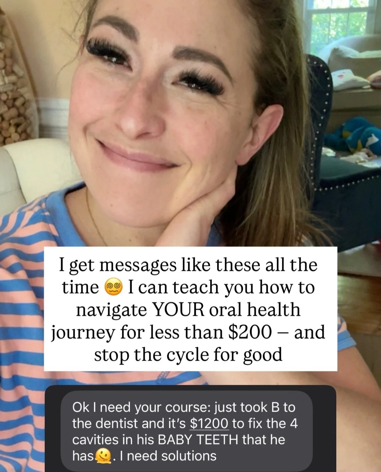 I created Mouth to Body Blueprint for the mom who wants to balance holistic-minded prevention with literature-based clinical guidance &mdash; without drowning in conflicting information online. 

Because understanding oral health can save you more th