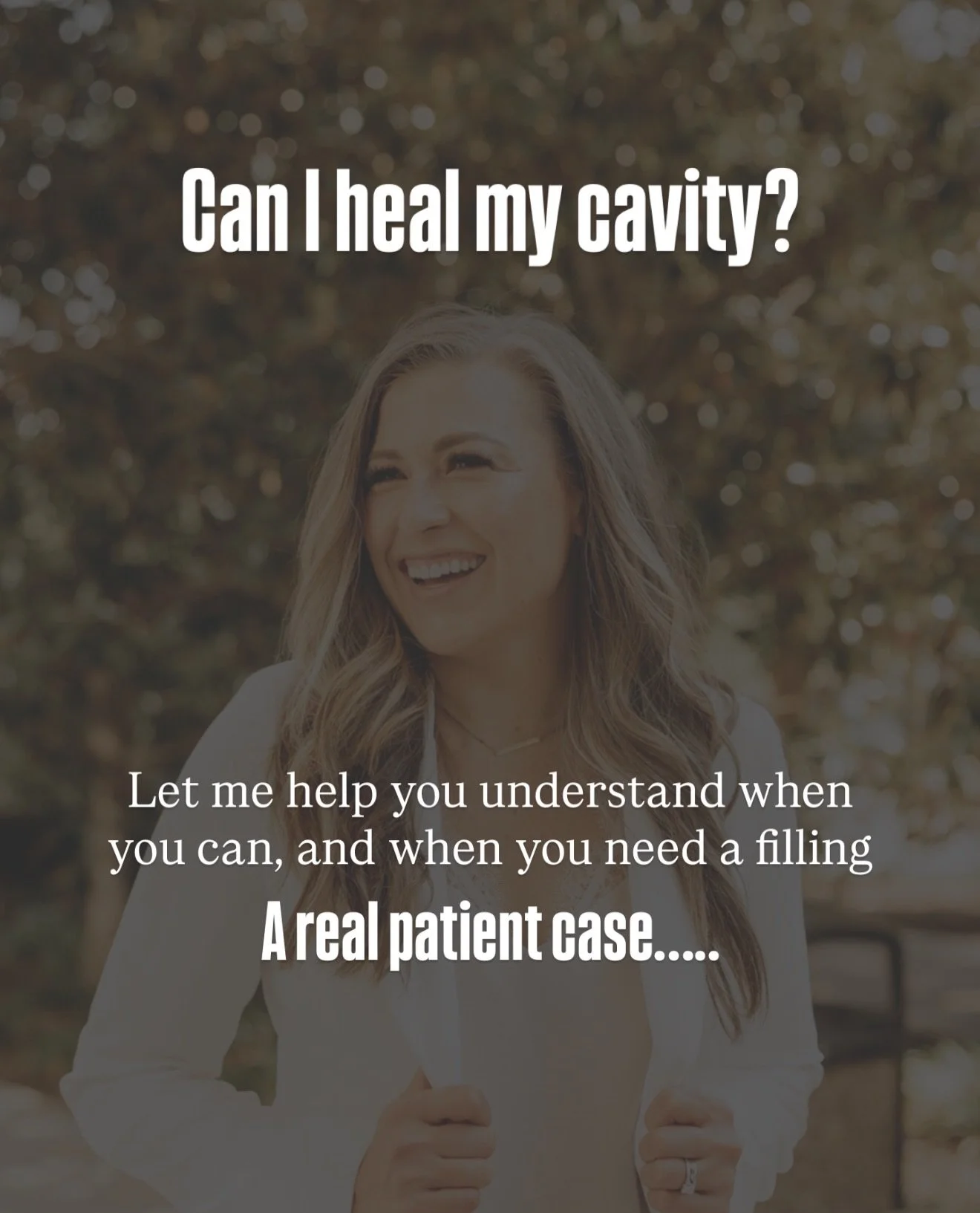 One thing that&rsquo;s important to understand is that treatment isn&rsquo;t always black and white.

Some cavities need fillings.

Some early lesions may be candidates for remineralization-focused approaches like Curodont and supportive home care.

