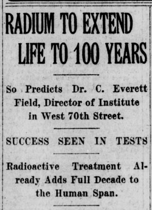 The terrifying realities of how people perceived radium in the early 1900s.