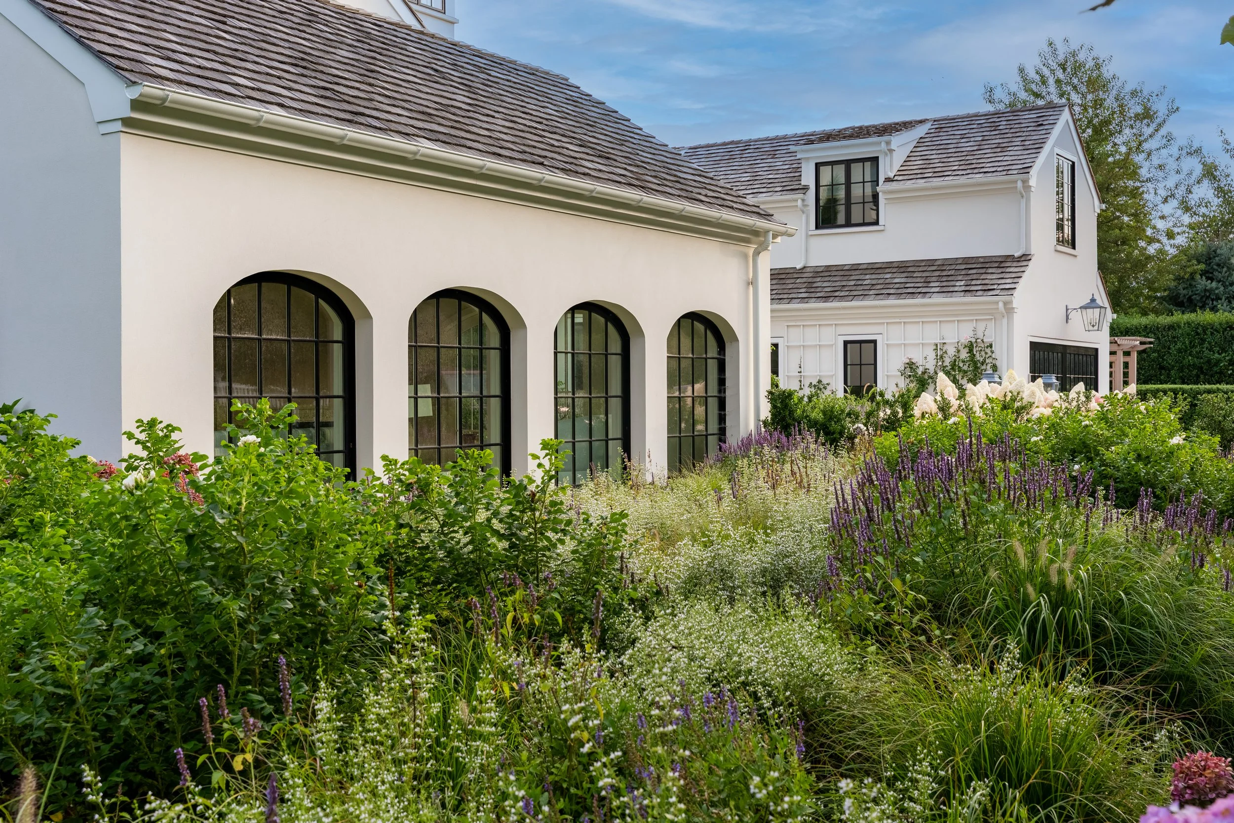 garden property in hamptons flowers and greenery